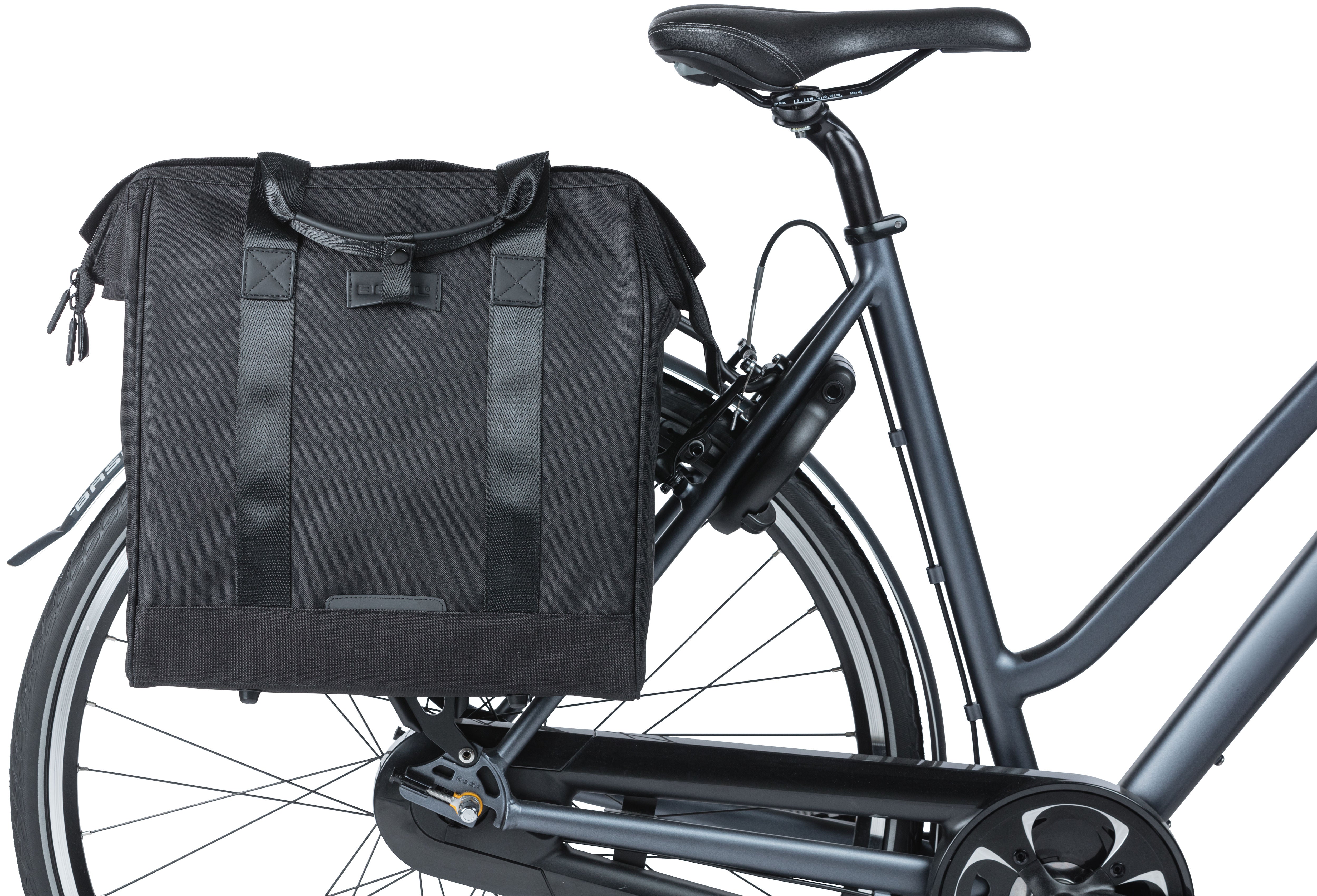 Fietsshopper Basil Grand 23 liter 34 x 19 x 35 cm - zwart