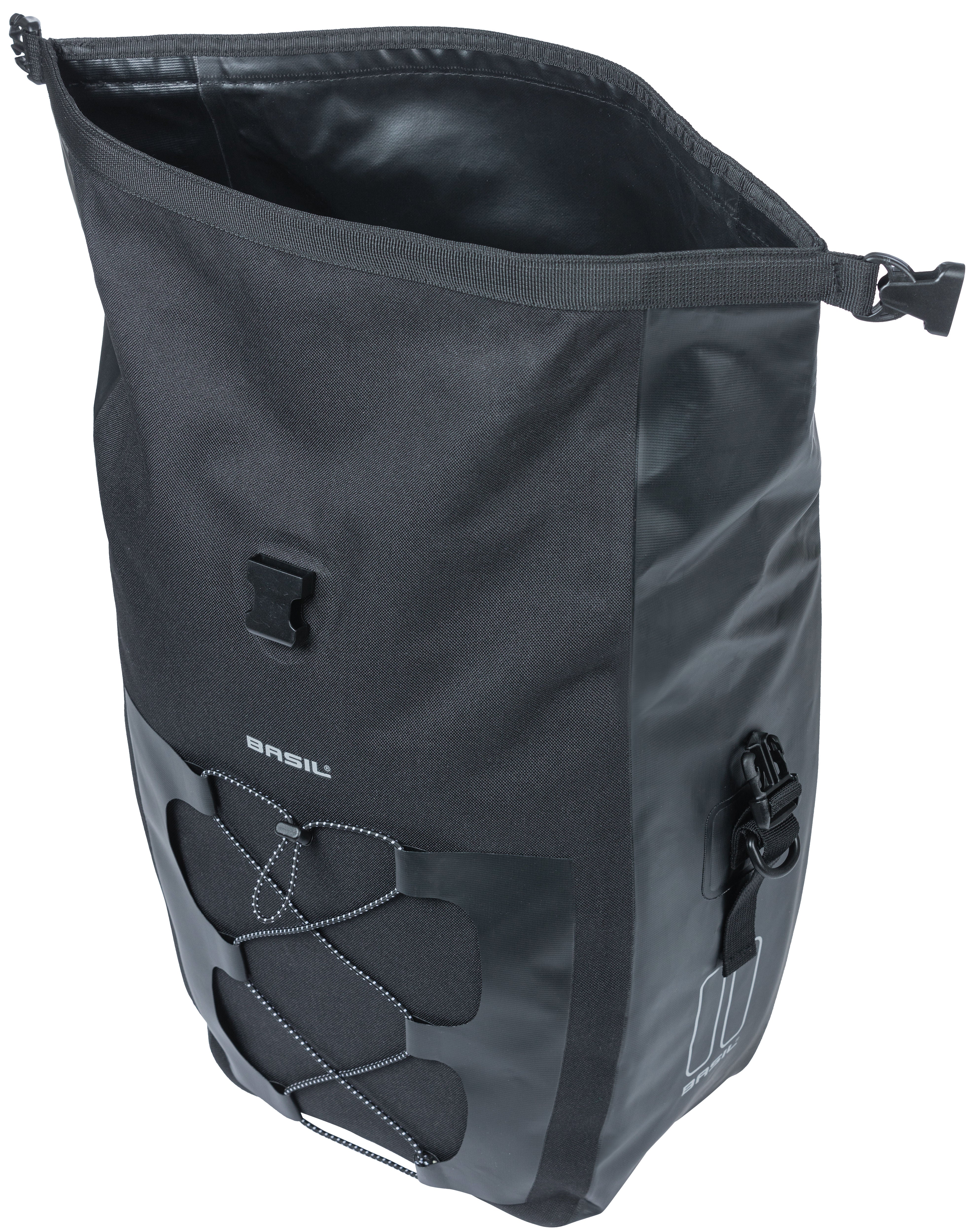 Fietstas Basil Navigator Waterproof 25-31 liter 32 x 15 x 37 cm - zwart