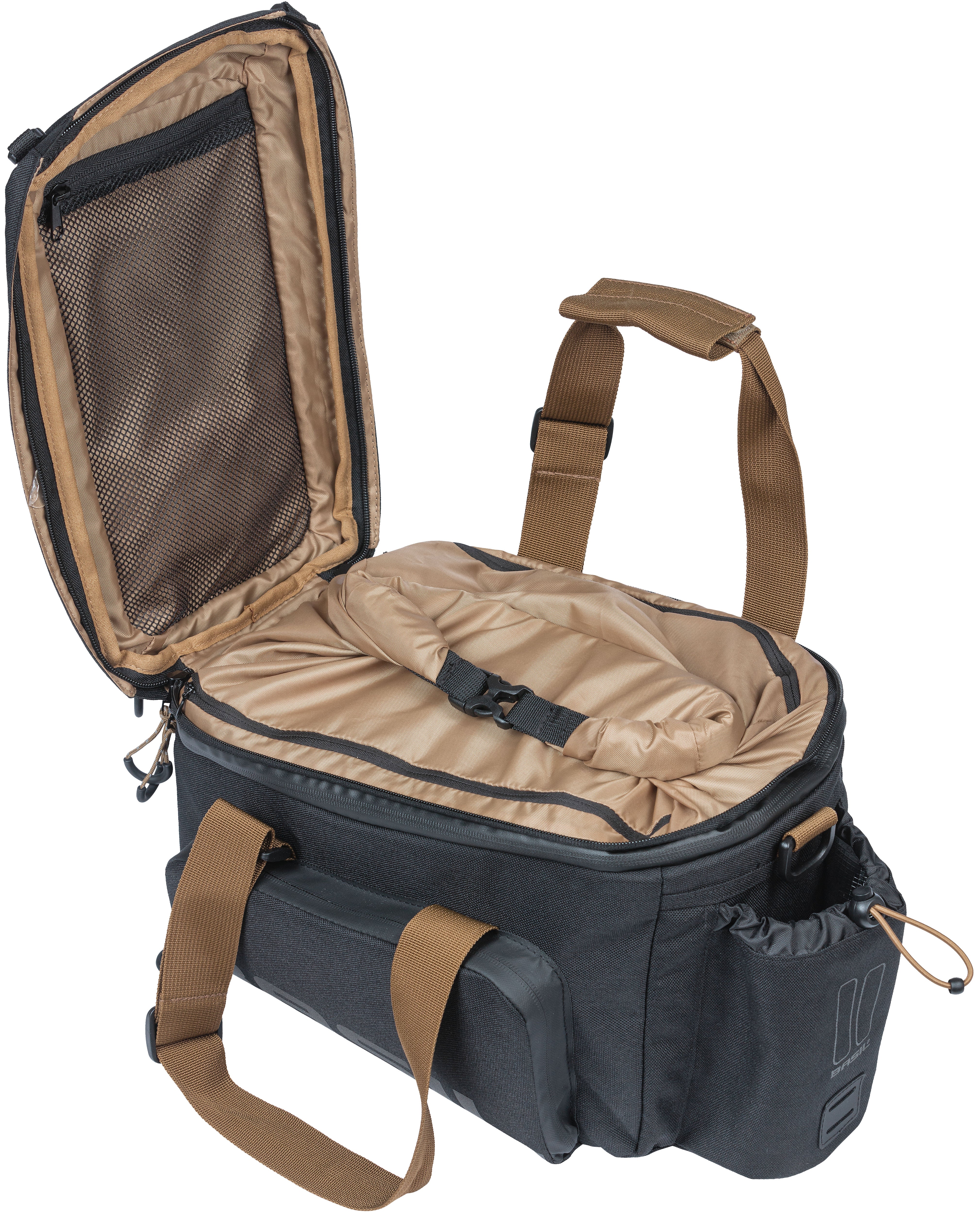 Bagagedragertas Basil Miles XL Pro 9-36 liter 31 x 23 x 20 cm - black slate