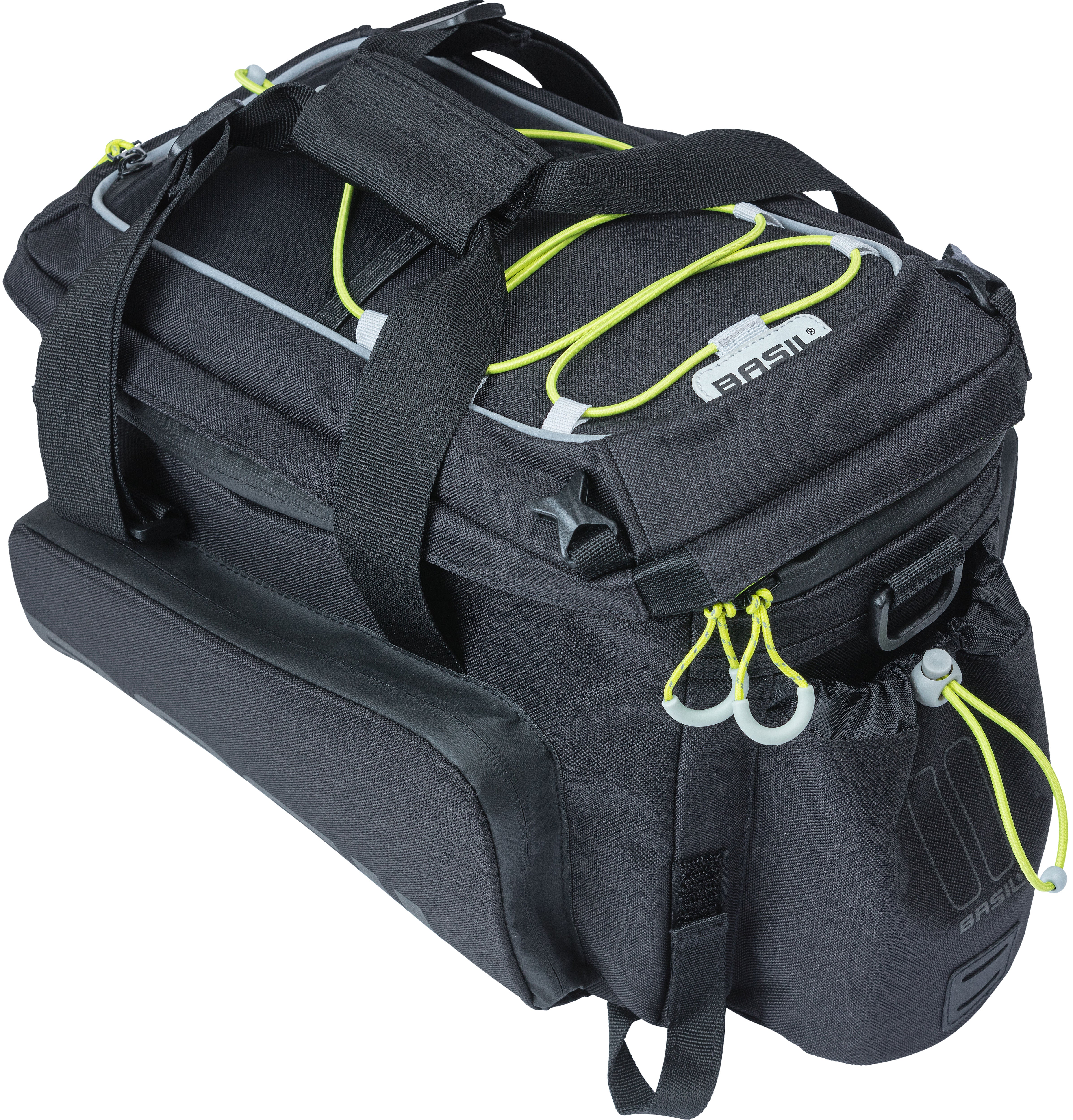 Bagagedragertas Basil Miles XL Pro 9-36 liter - black lime