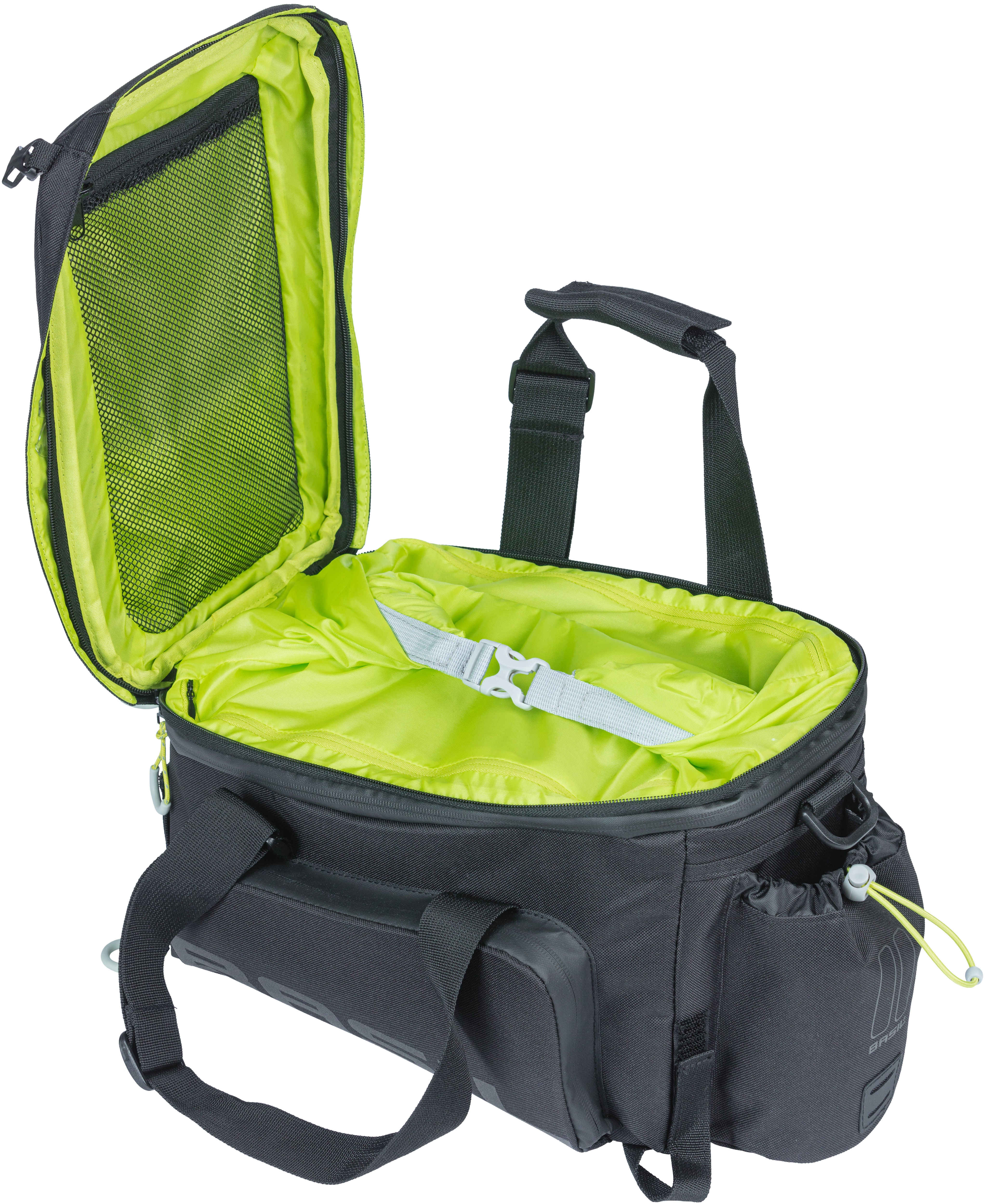 Bagagedragertas Basil Miles XL Pro 9-36 liter - black lime