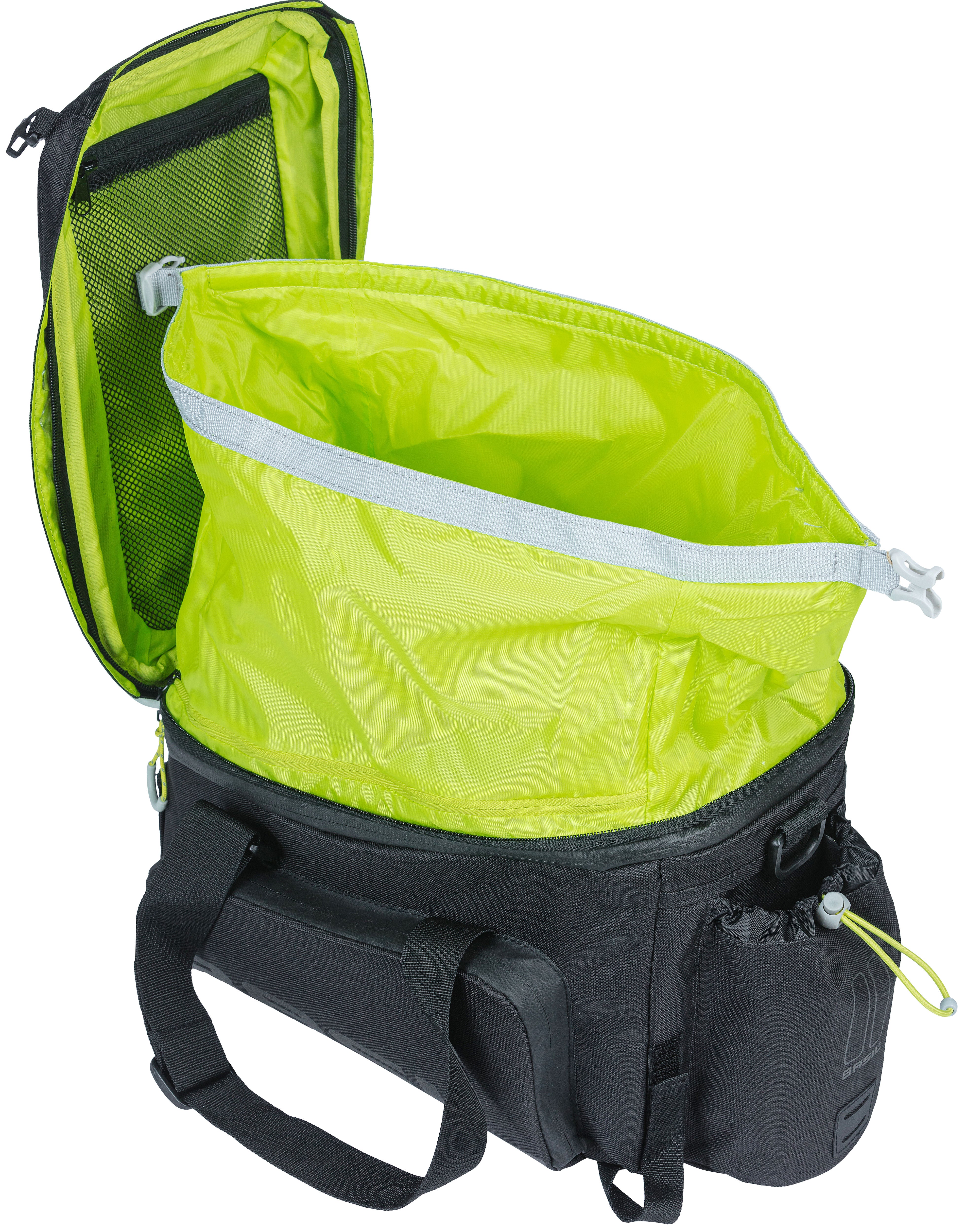 Bagagedragertas Basil Miles XL Pro 9-36 liter - black lime