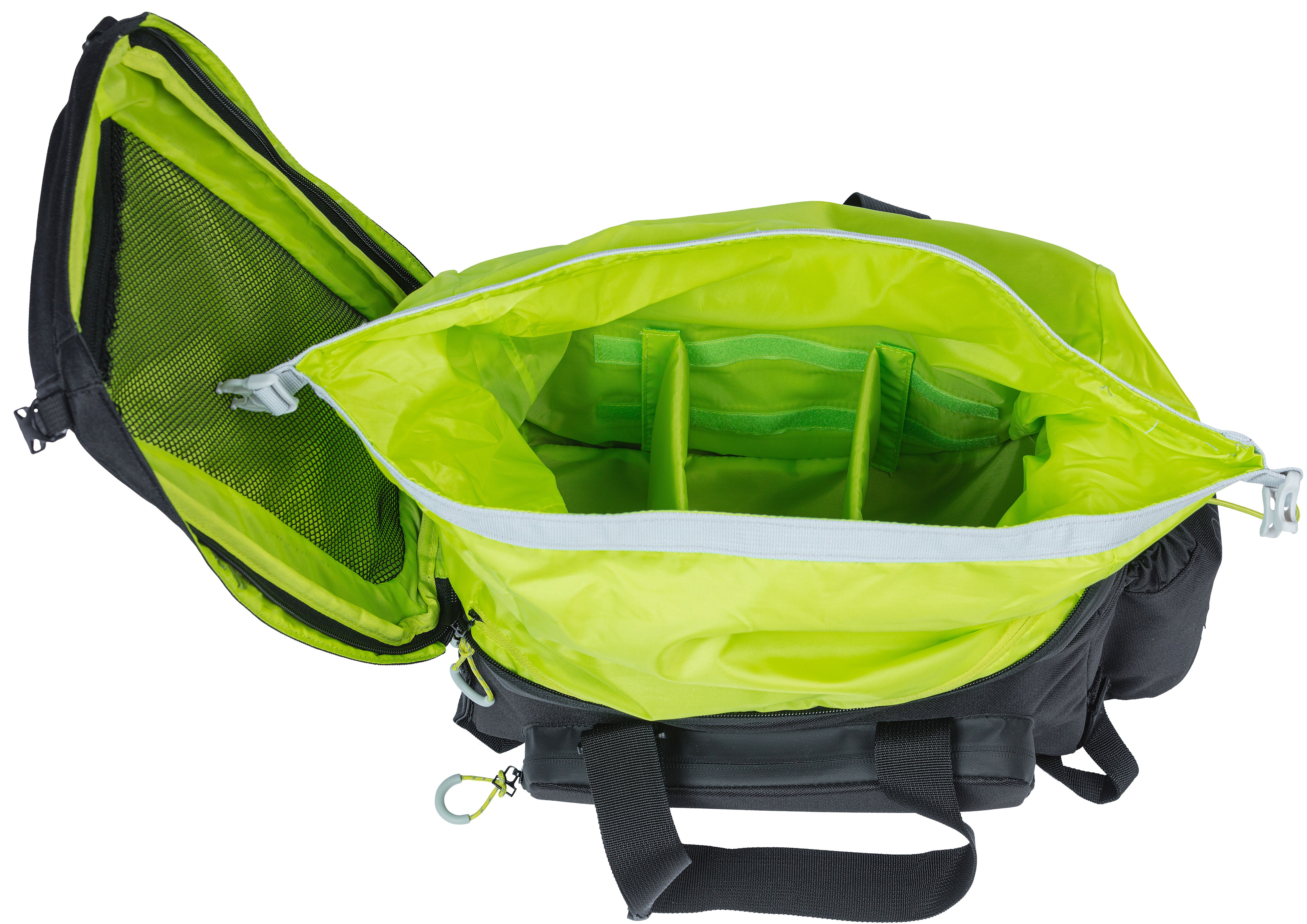 Bagagedragertas Basil Miles XL Pro 9-36 liter - black lime