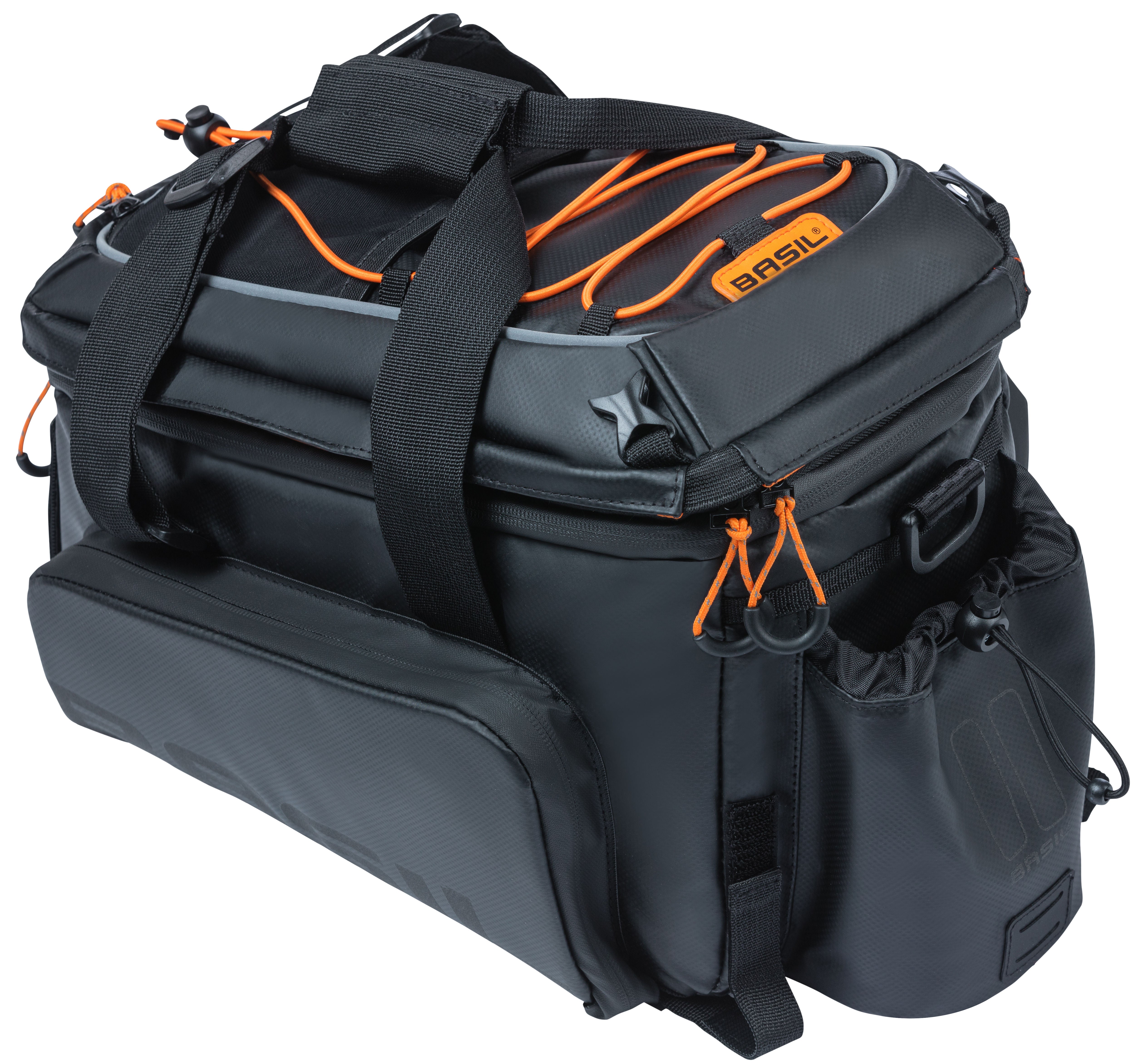 Bagagedragertas Basil Miles Tarpaulin XL Pro 9-36 liter 31 x 23 x 20 cm - black orange