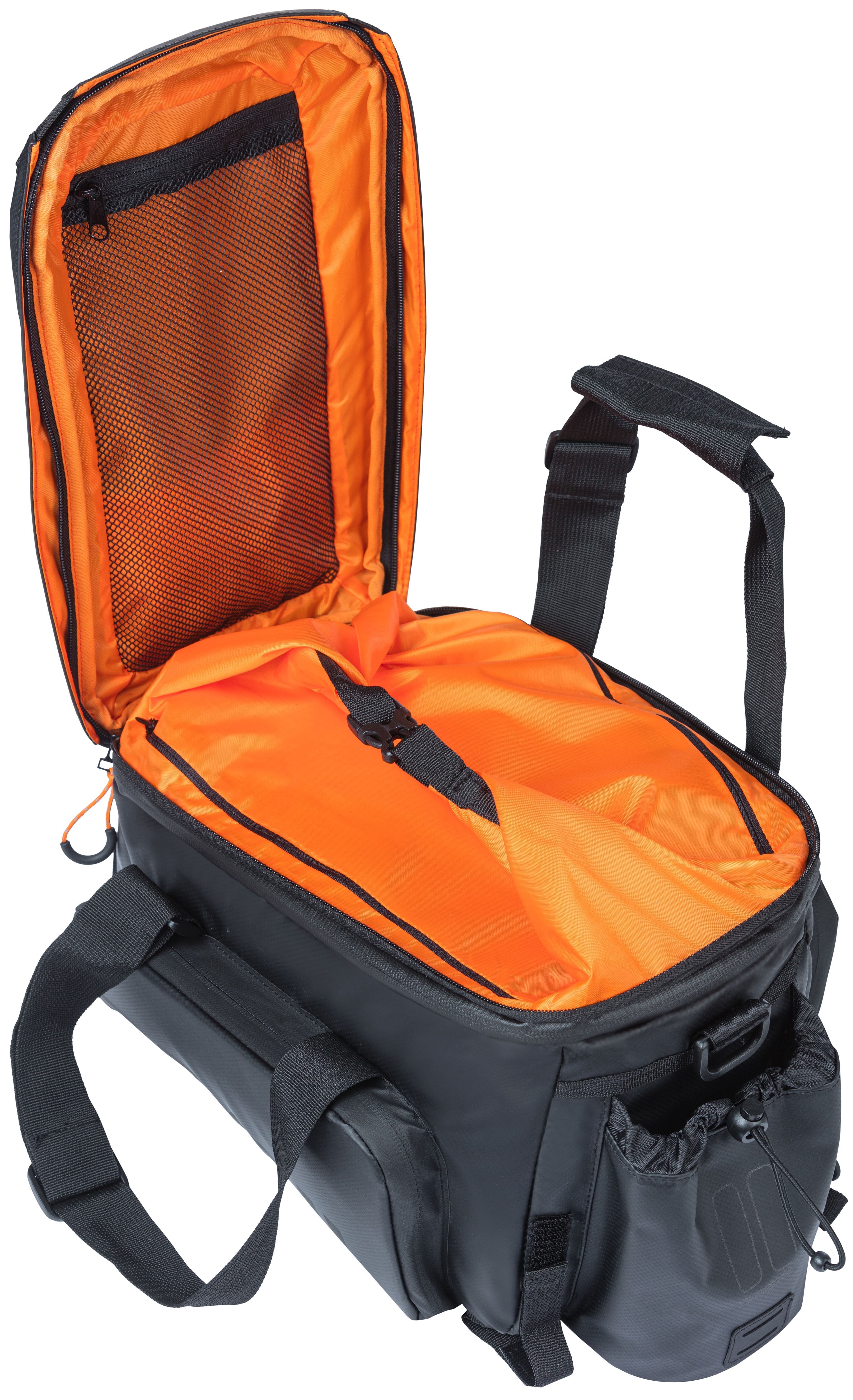 Bagagedragertas Basil Miles Tarpaulin XL Pro 9-36 liter 31 x 23 x 20 cm - black orange