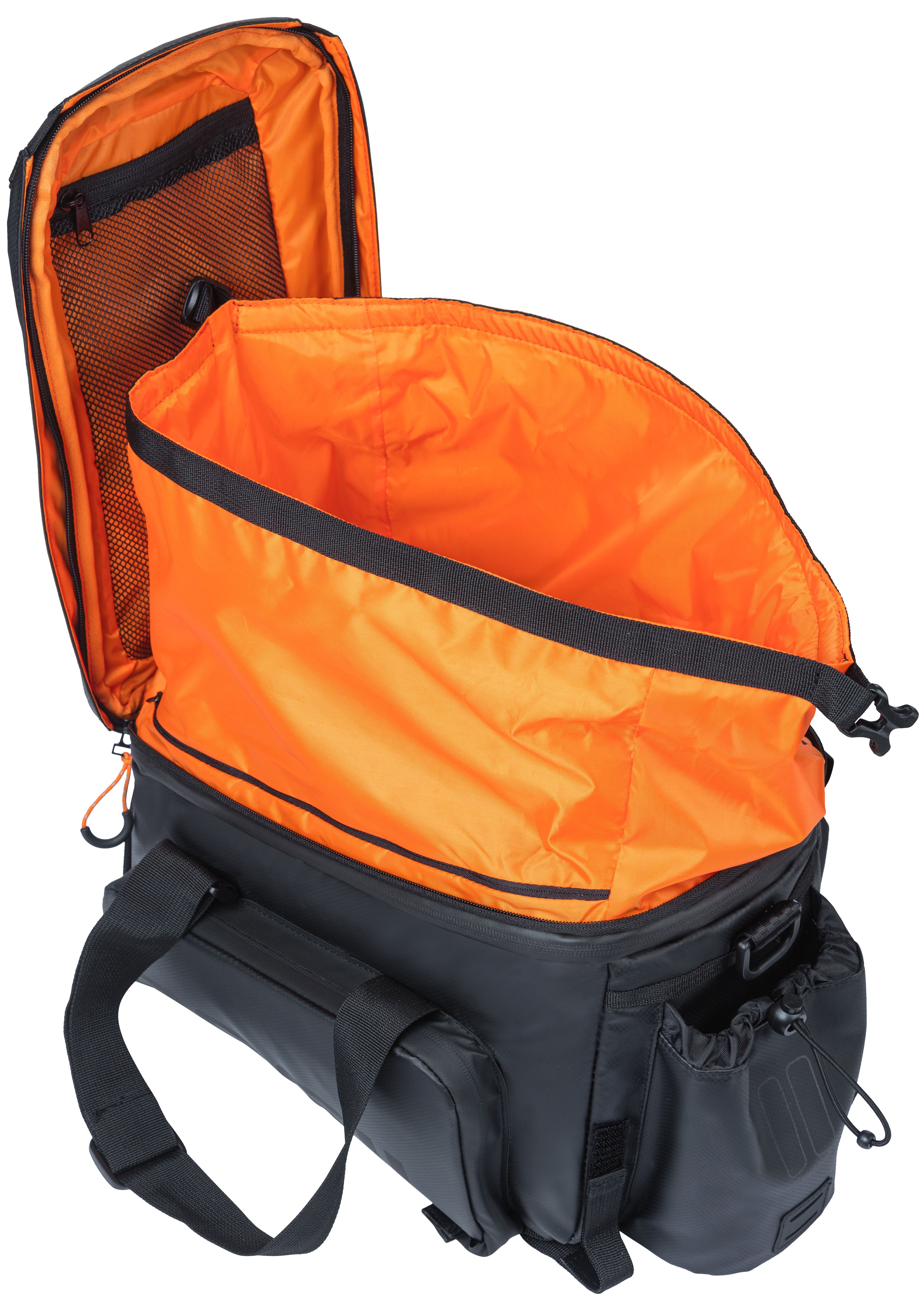 Bagagedragertas Basil Miles Tarpaulin XL Pro 9-36 liter 31 x 23 x 20 cm - black orange