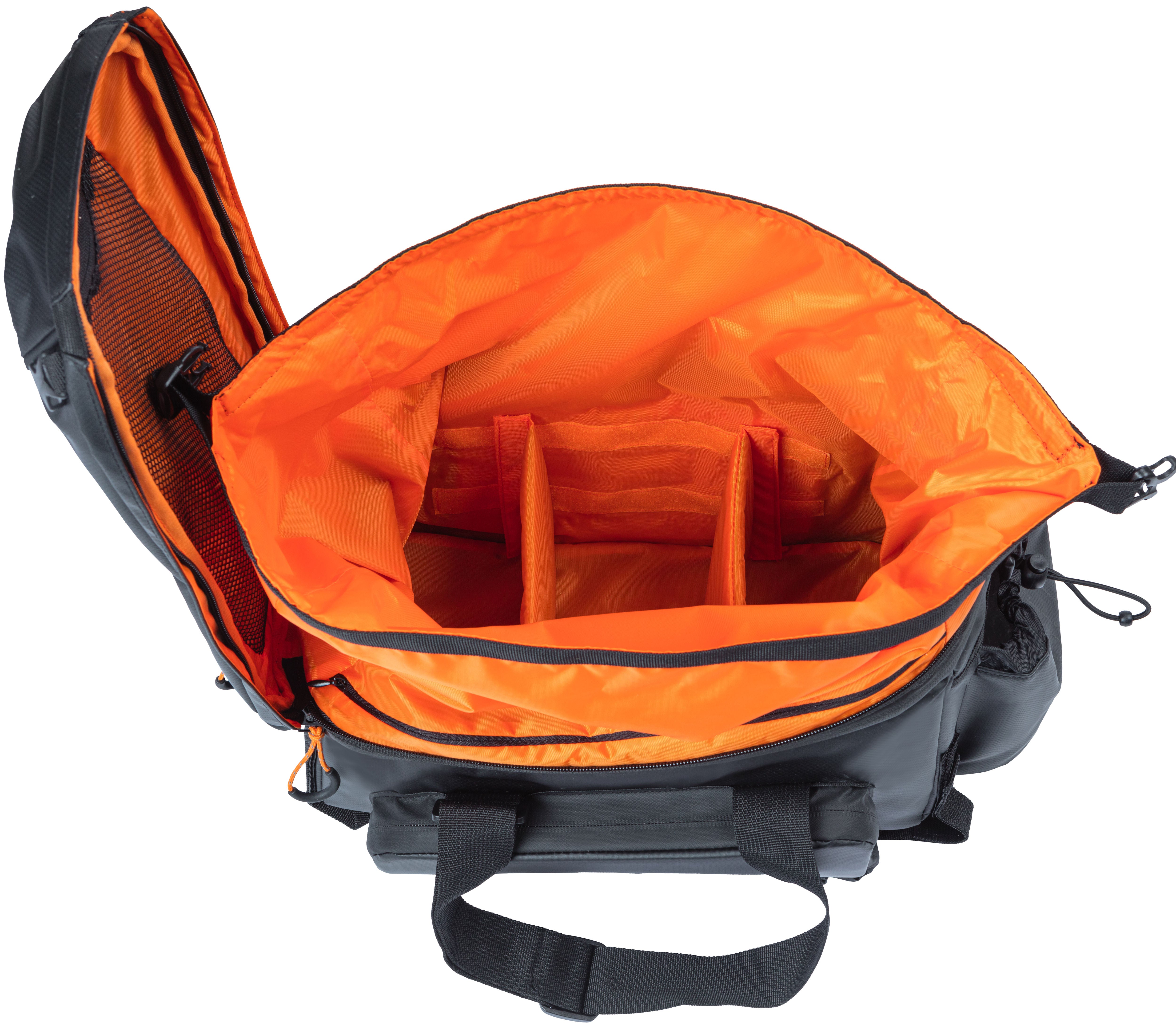 Bagagedragertas Basil Miles Tarpaulin XL Pro 9-36 liter 31 x 23 x 20 cm - black orange