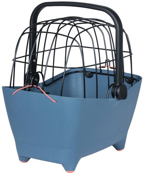 Hondenfietsmand Basil Buddy KF - voorop - 45 x 32 x 22 cm - faded denim