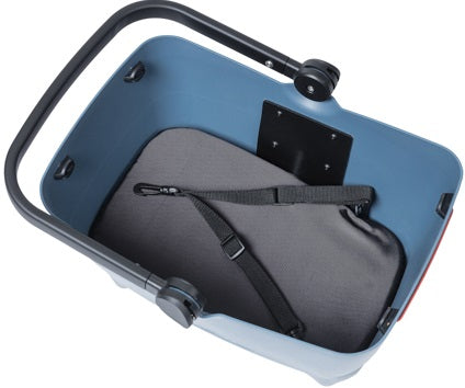 Hondenfietsmand Basil Buddy KF - voorop - 45 x 32 x 22 cm - faded denim