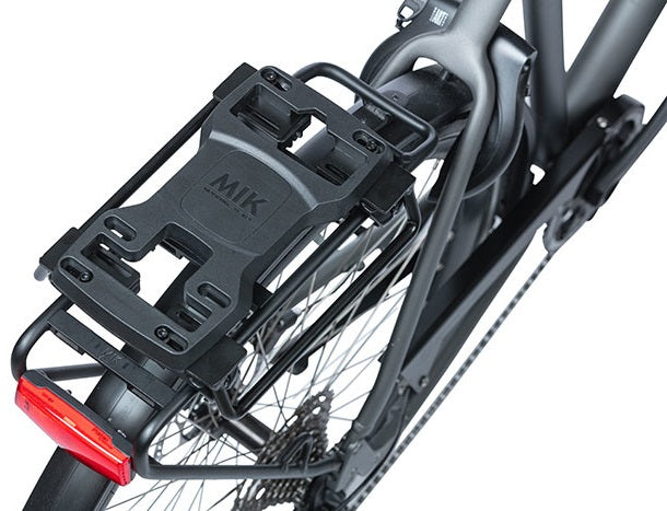 MIK Pannier bag tubes Basil voor MIK bagagedragerplaat - zwart (2 stuks)