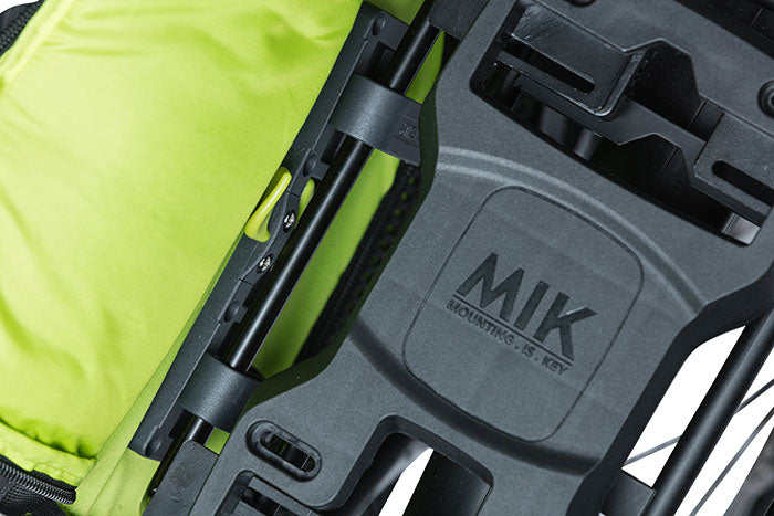 MIK Pannier bag tubes Basil voor MIK bagagedragerplaat - zwart (2 stuks)