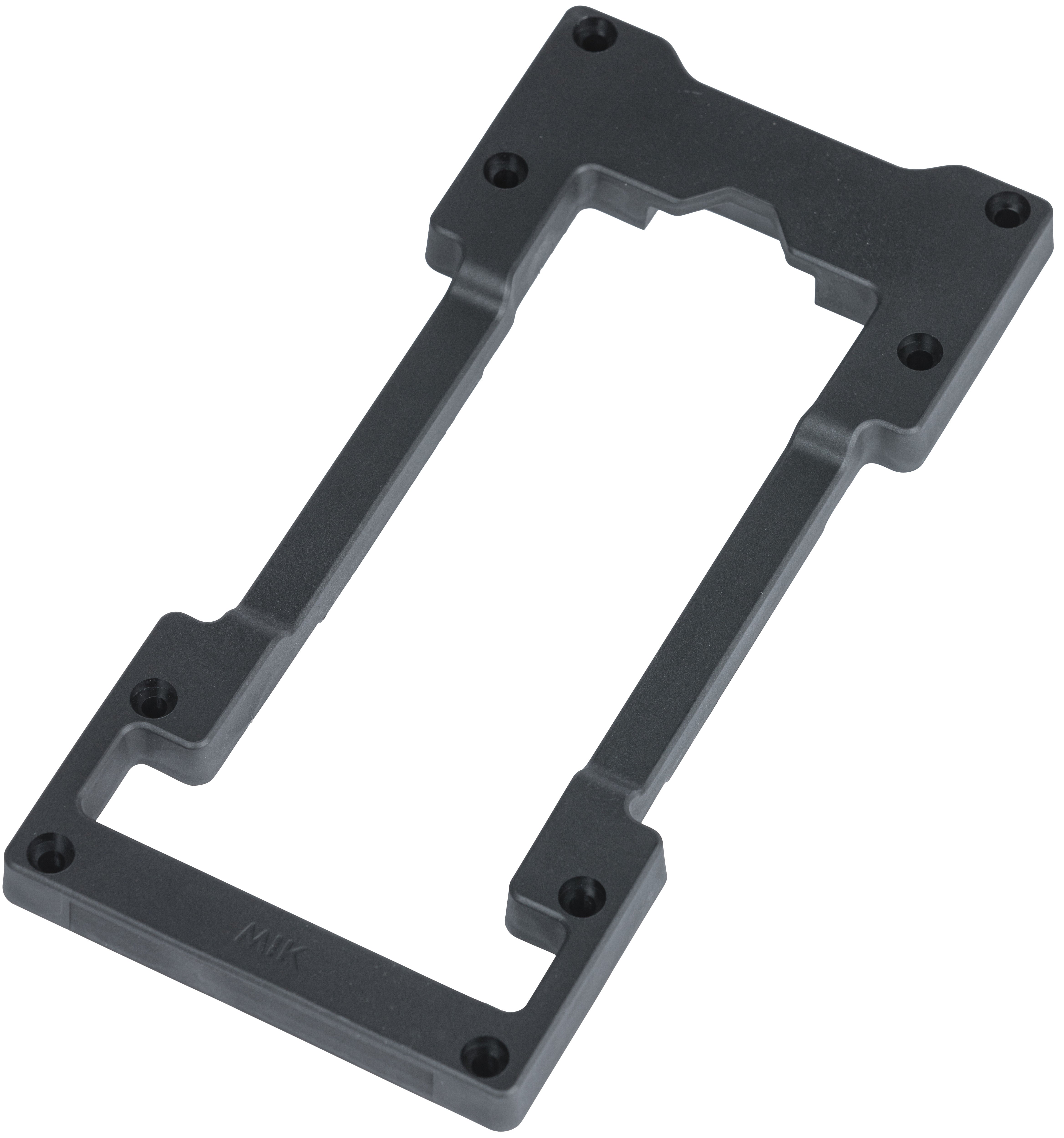 MIK Double Decker Basil voor MIK adapterplaat 25 x 11 x 1 cm - zwart