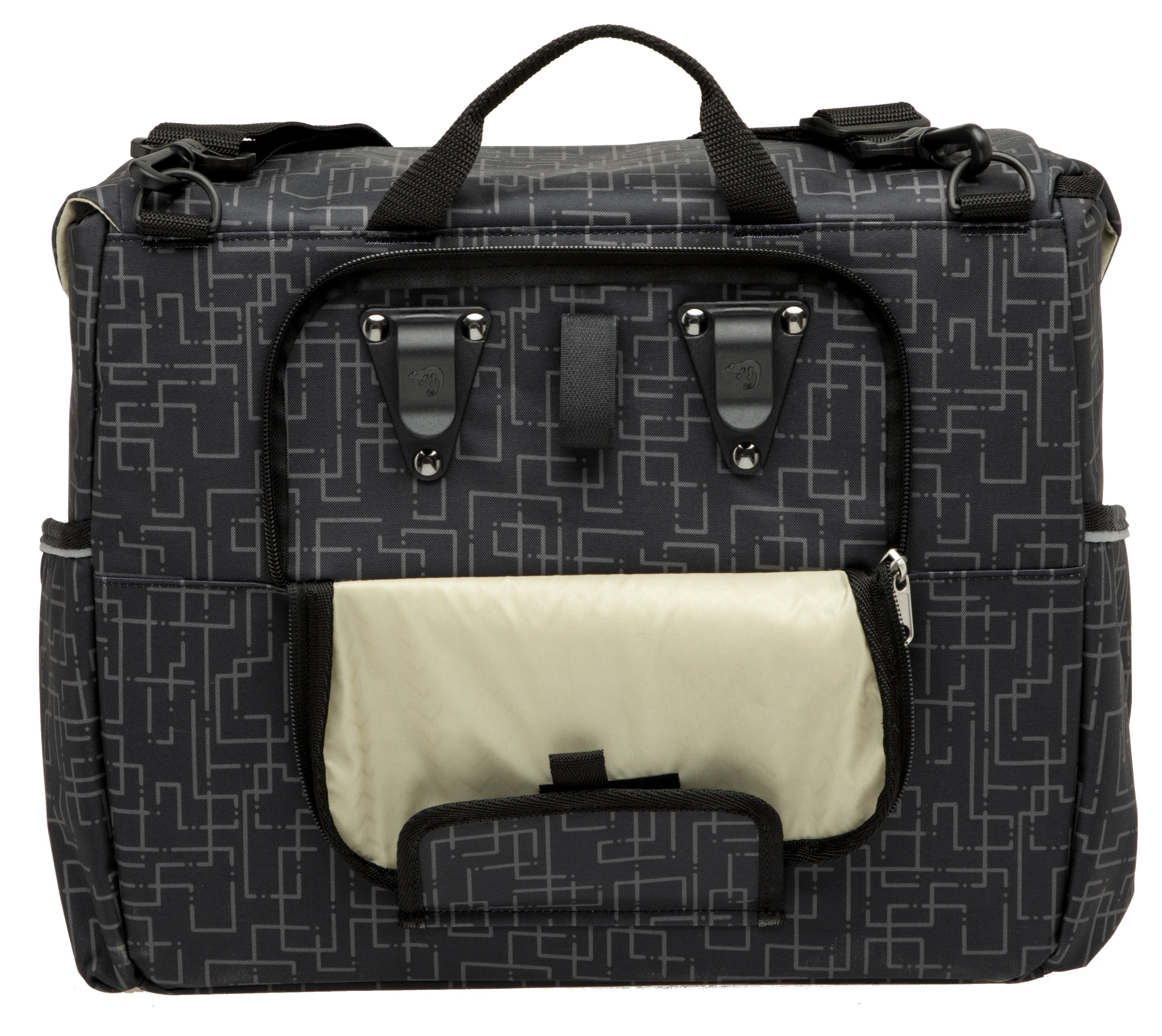 Enkele fietstas New Looxs Mondi Joy Single 18,5 liter 36 x 16 x 32 cm - ivy black