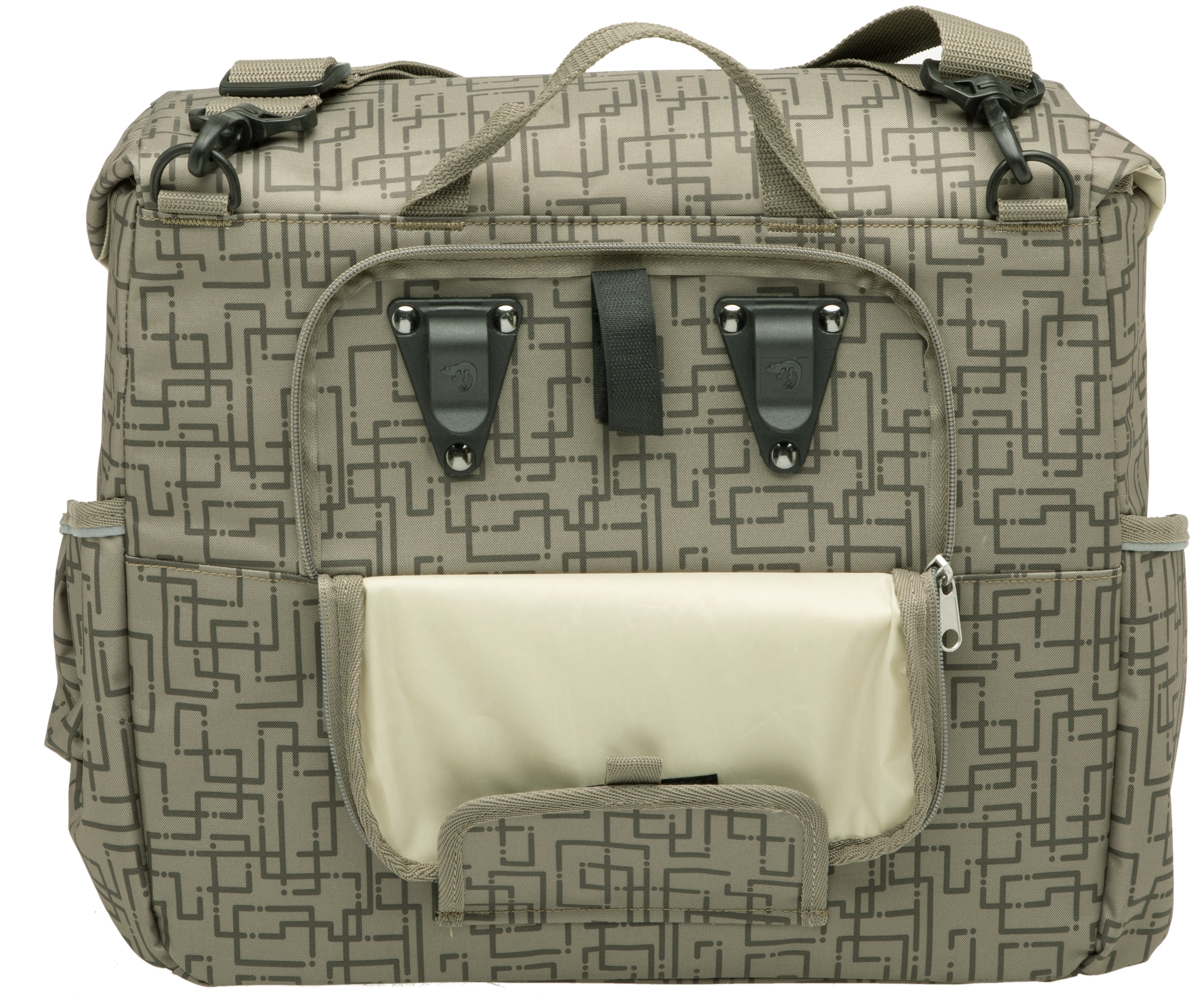 Enkele fietstas New Looxs Mondi Joy Single 18,5 liter 36 x 16 x 32 cm - ivy black