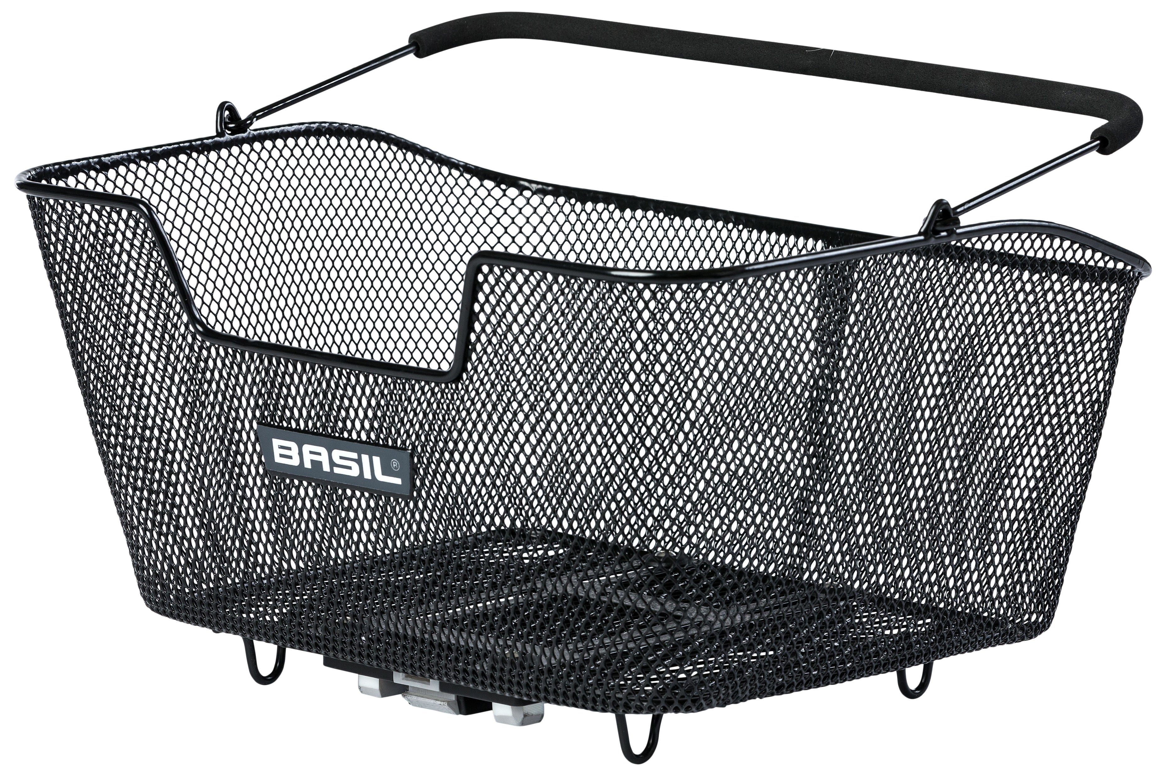 Fietsmand Basil Base M MIK 43 x 30 x 23 cm - zwart