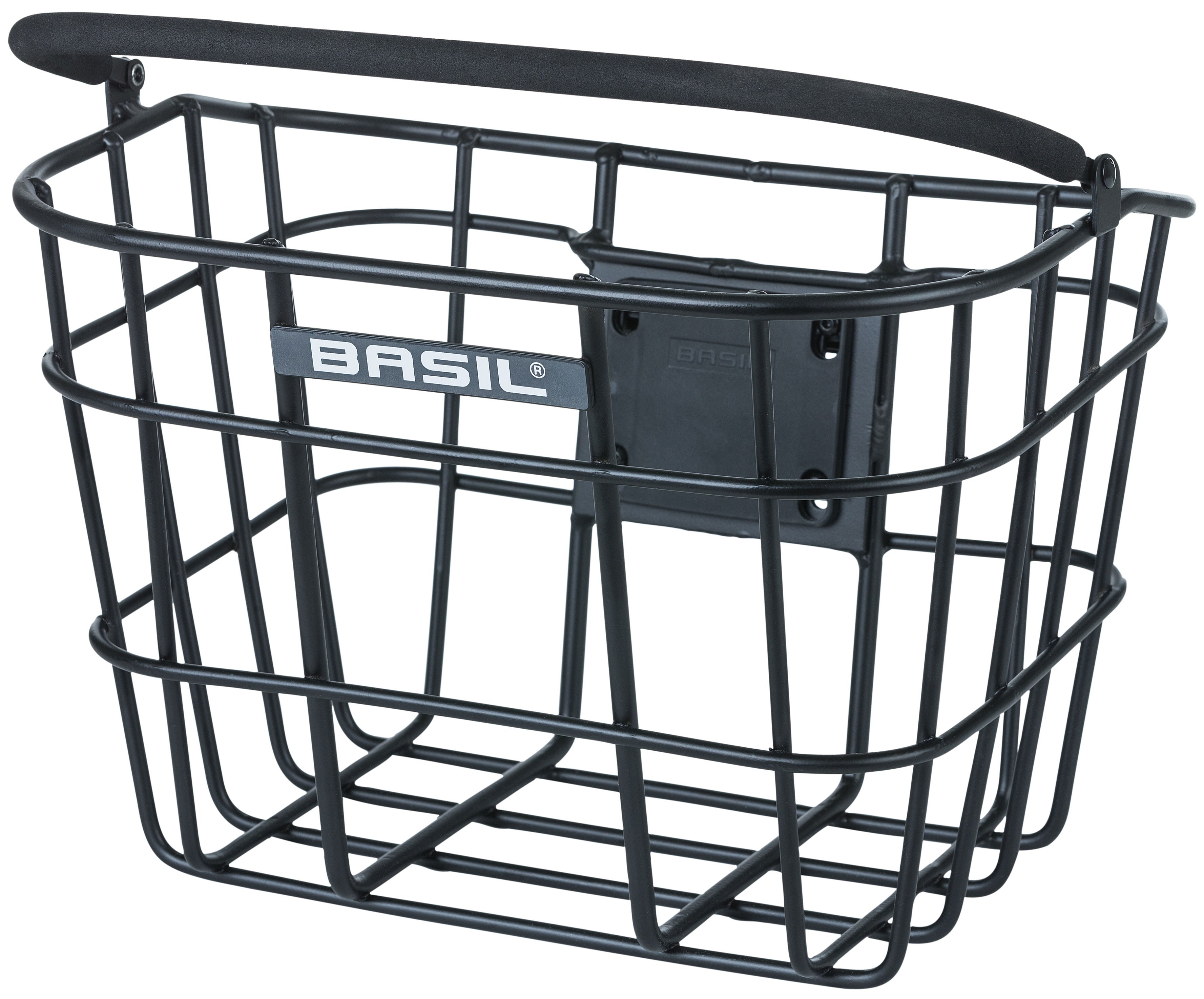 Fietsmand Basil Bremen Alu KF 28 x 37 x 26 cm - zwart