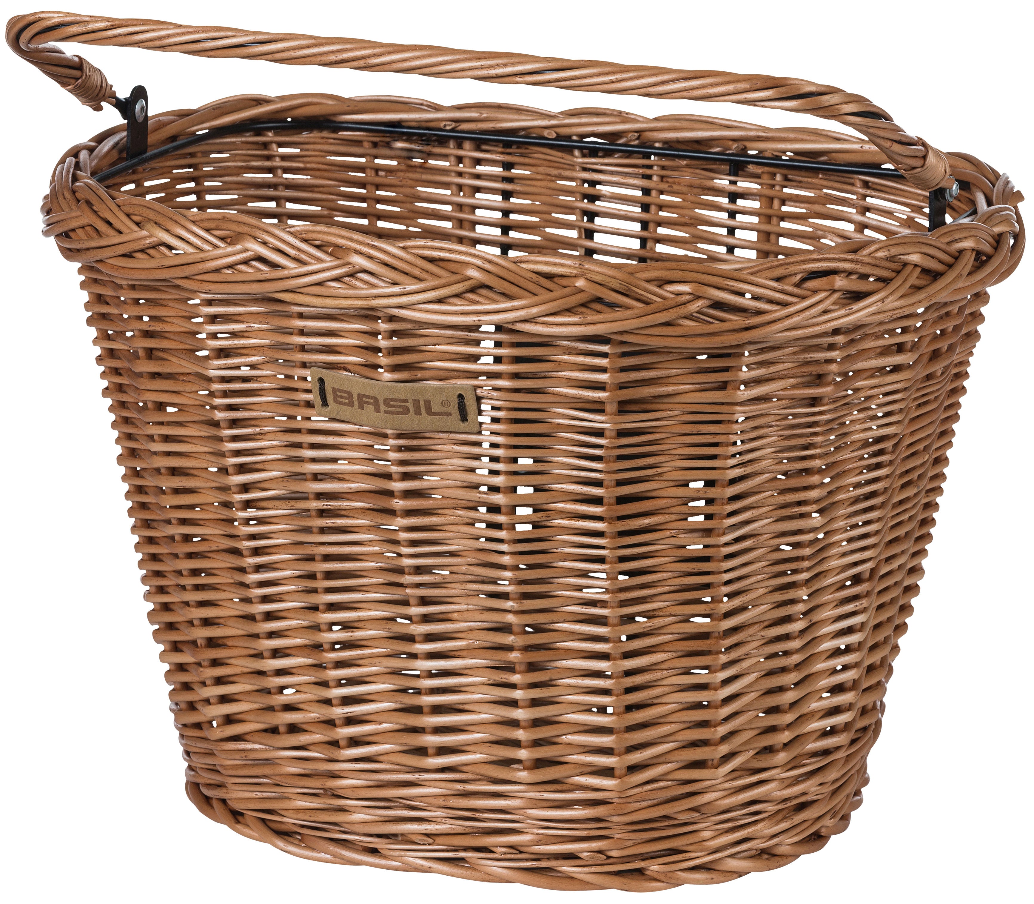 Fietsmand Basil Bremen Wicker KF 39 x 29 x 29 cm - naturel
