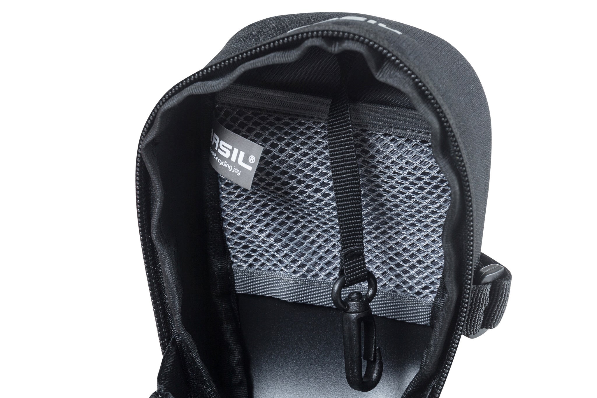 Zadeltas Basil Mada 1 liter 19 x 11 x 13 cm - zwart