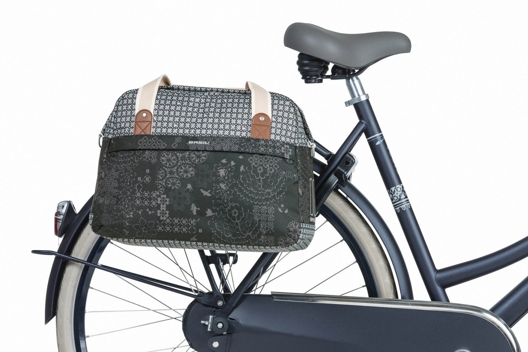 Fietstas Basil Bohème Carry All Bag 18 liter 44 x 17 x 31 cm - zwart