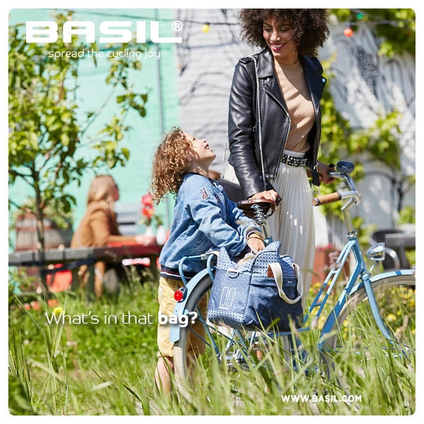 Fietstas Basil Bohème Carry All Bag 18 liter 44 x 17 x 31 cm - zwart