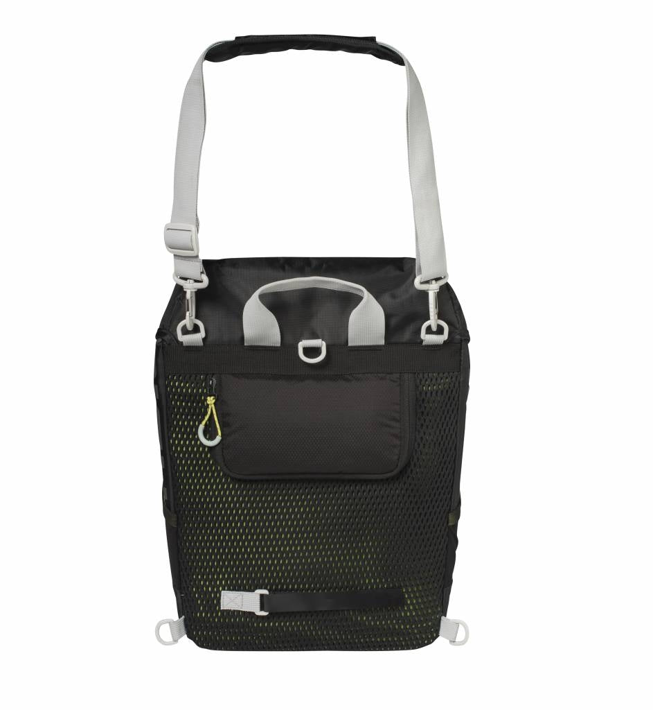 Fietsschoudertas Basil Miles Daypack 16 liter 33 x 17 x 41 cm - zwart/grijs