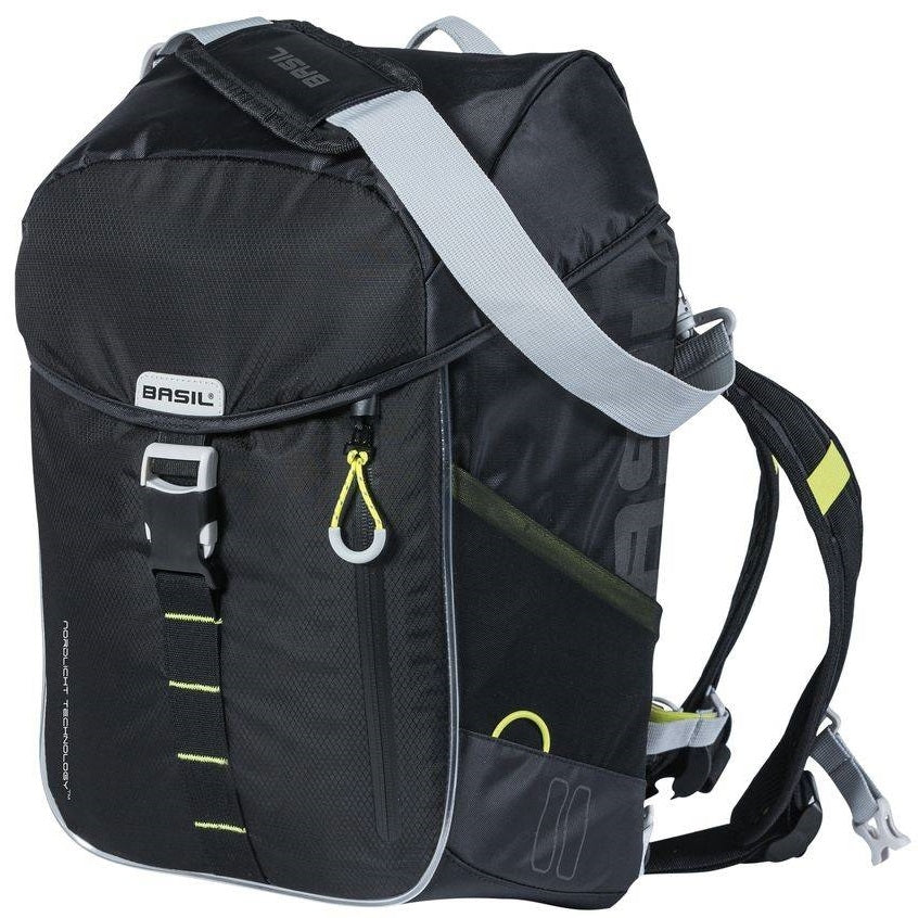 Fietsrugzak Basil Miles Daypack Nordlicht 17 liter 31 x 17 x 44 cm - zwart