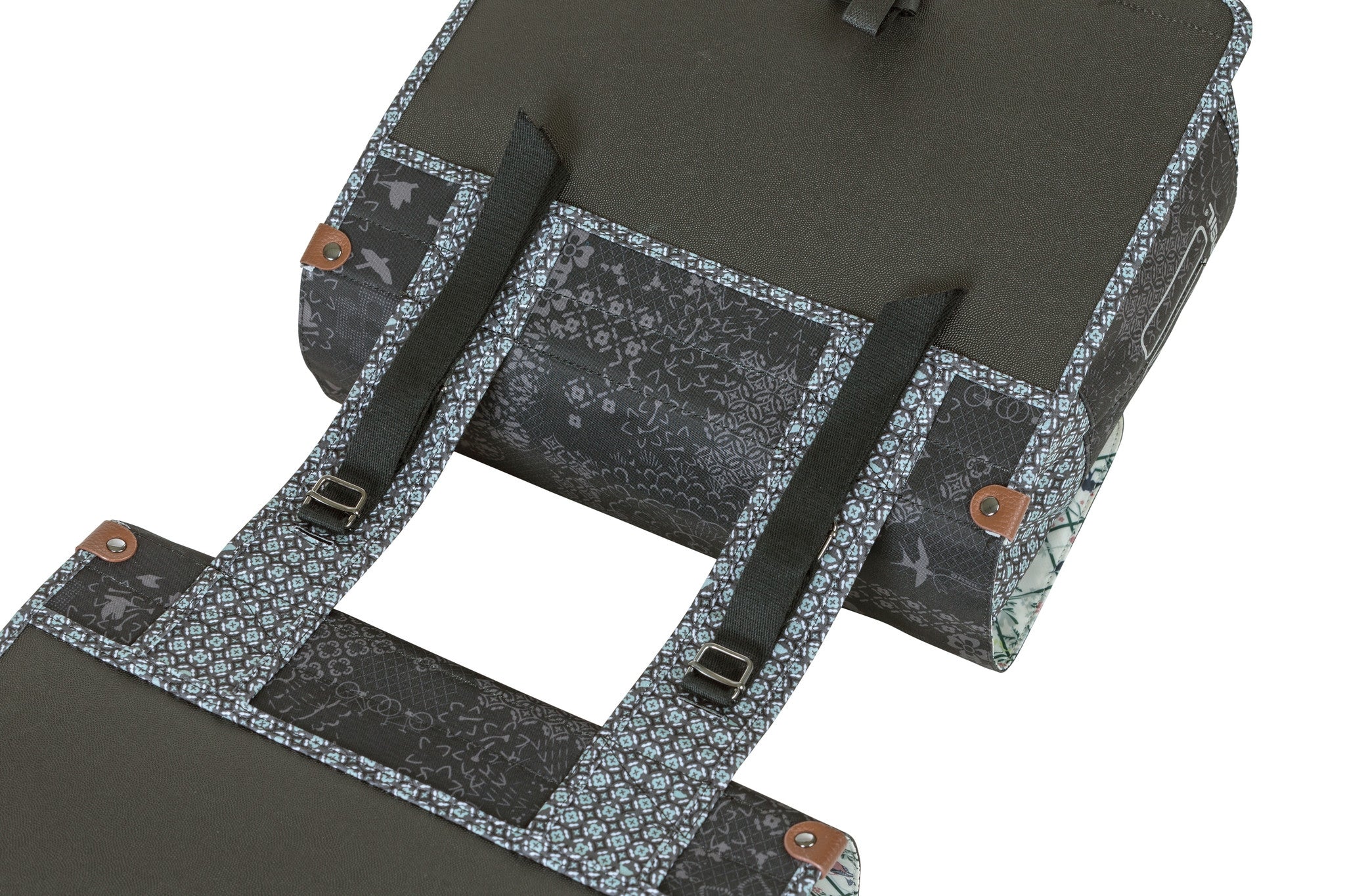 Dubbele fietstas Basil Bohème Carry All - 35 liter - zwart