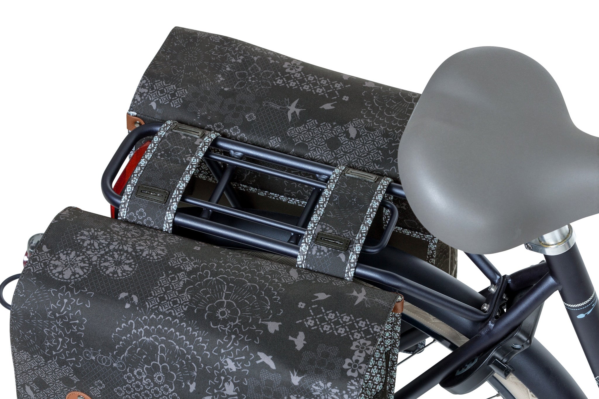 Dubbele fietstas Basil Bohème Carry All - 35 liter - zwart