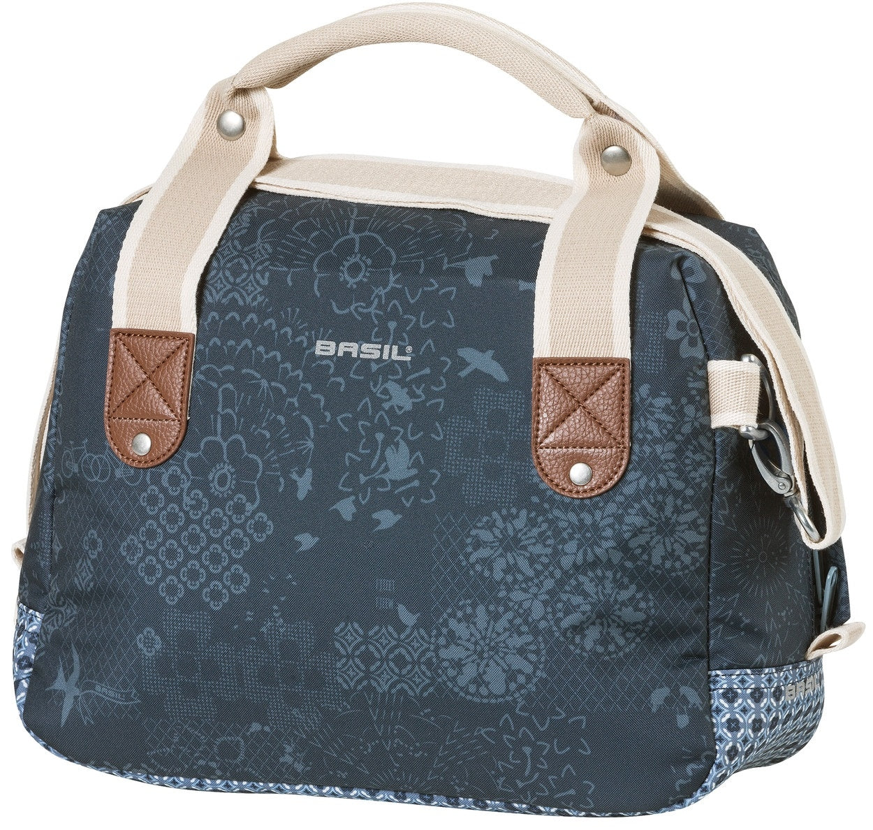 Stuurtas Basil Bohème City Bag 8 liter 32 x 12 x 23 cm - blauw