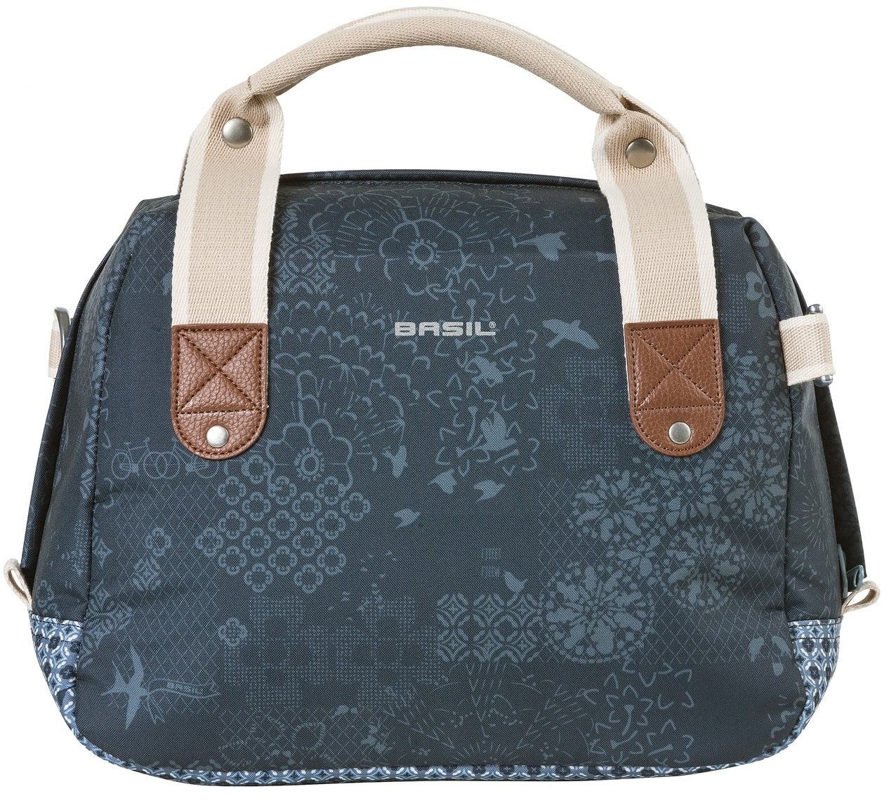 Stuurtas Basil Bohème City Bag 8 liter 32 x 12 x 23 cm - blauw