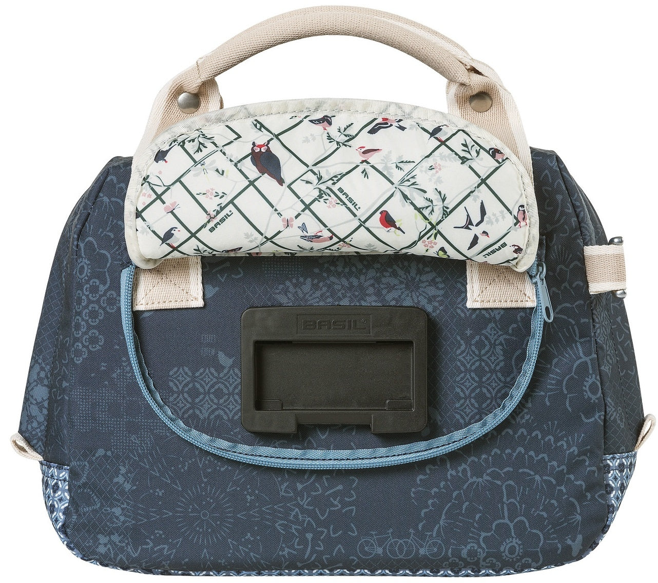 Stuurtas Basil Bohème City Bag 8 liter 32 x 12 x 23 cm - blauw