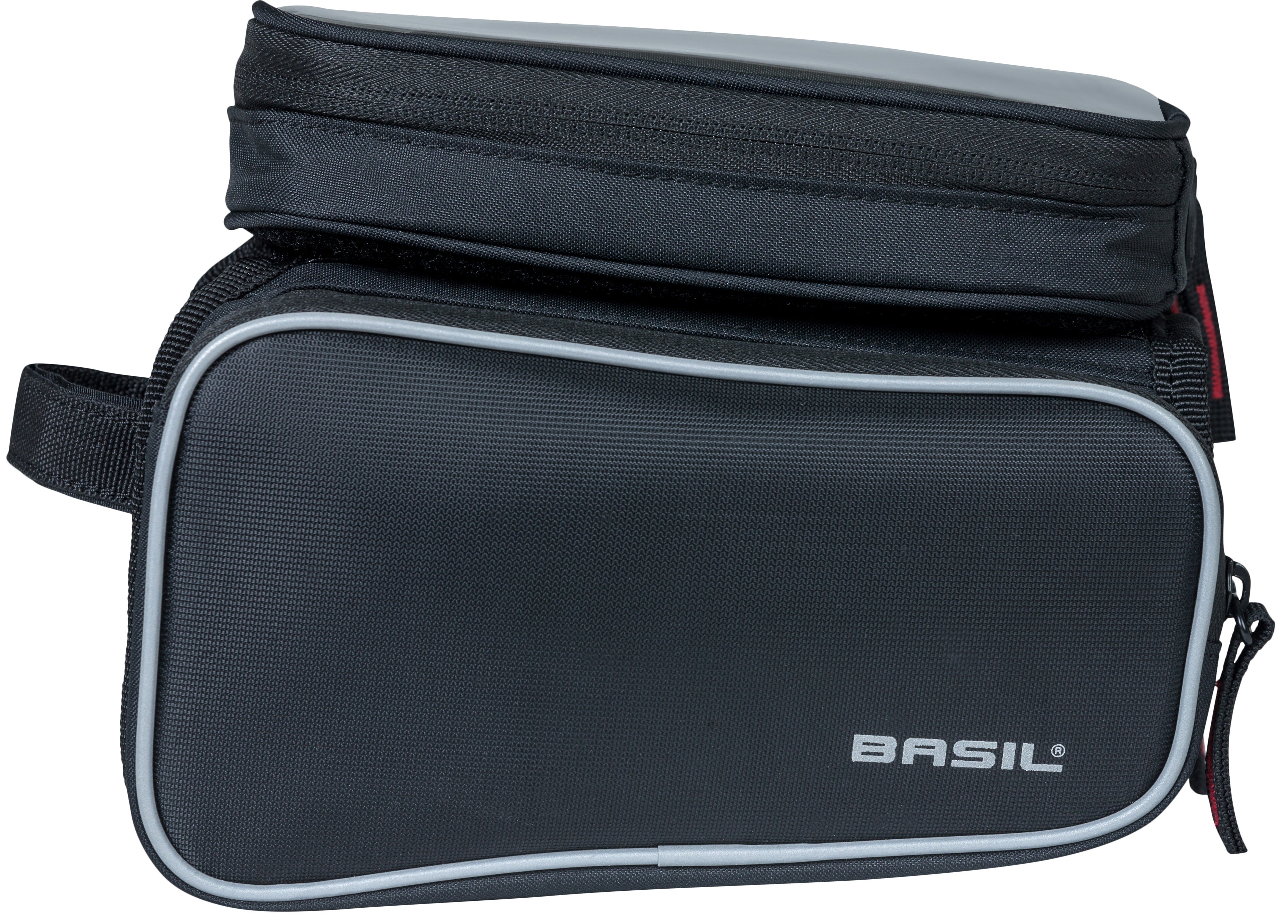 Frametas Basil Top Tube Sport Design Double 1,5 liter 20 x 13 x 17 cm - zwart