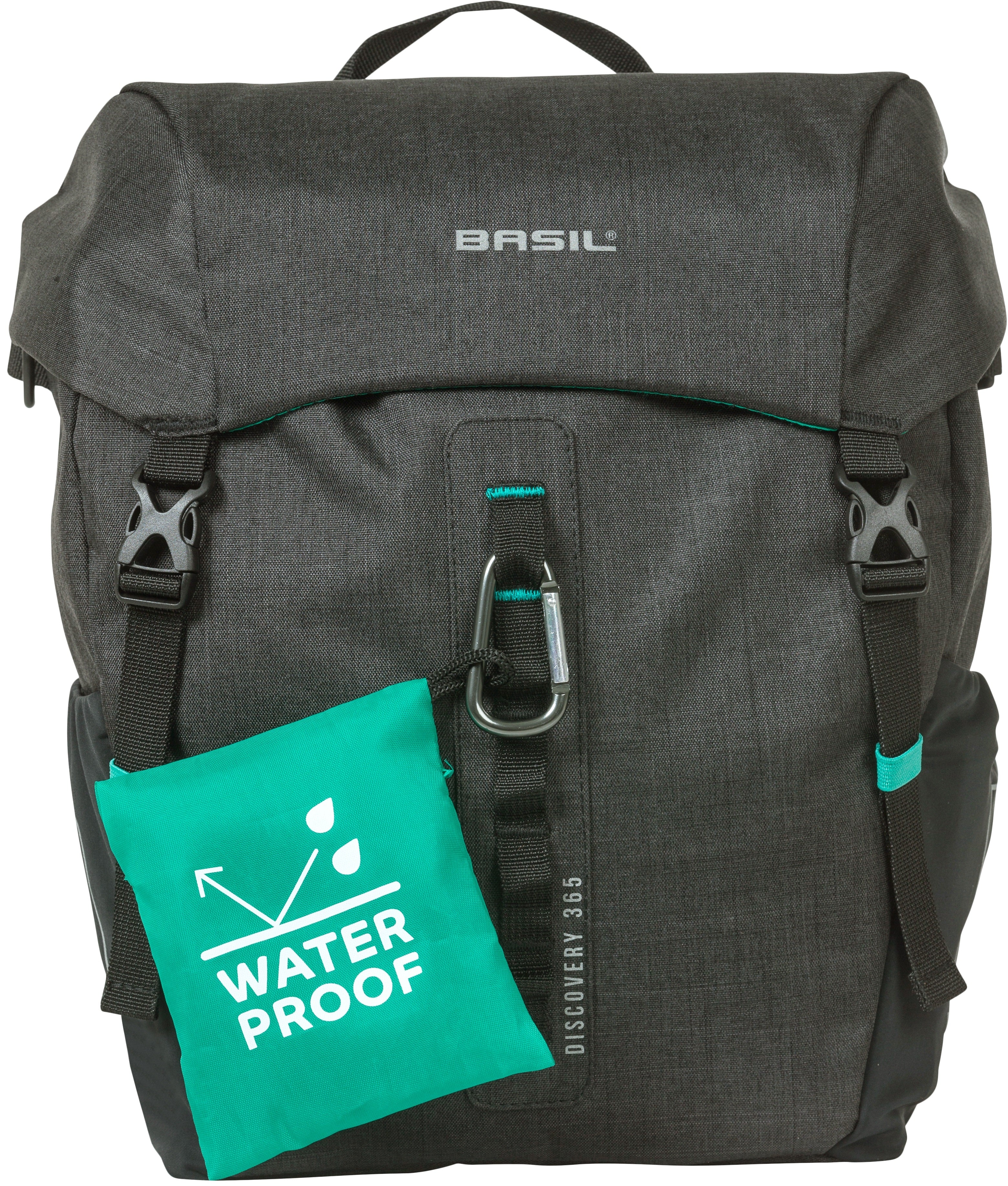 Enkele fietstas Basil Discovery 365D 9 liter 30 x 14 x 31 cm - black melee