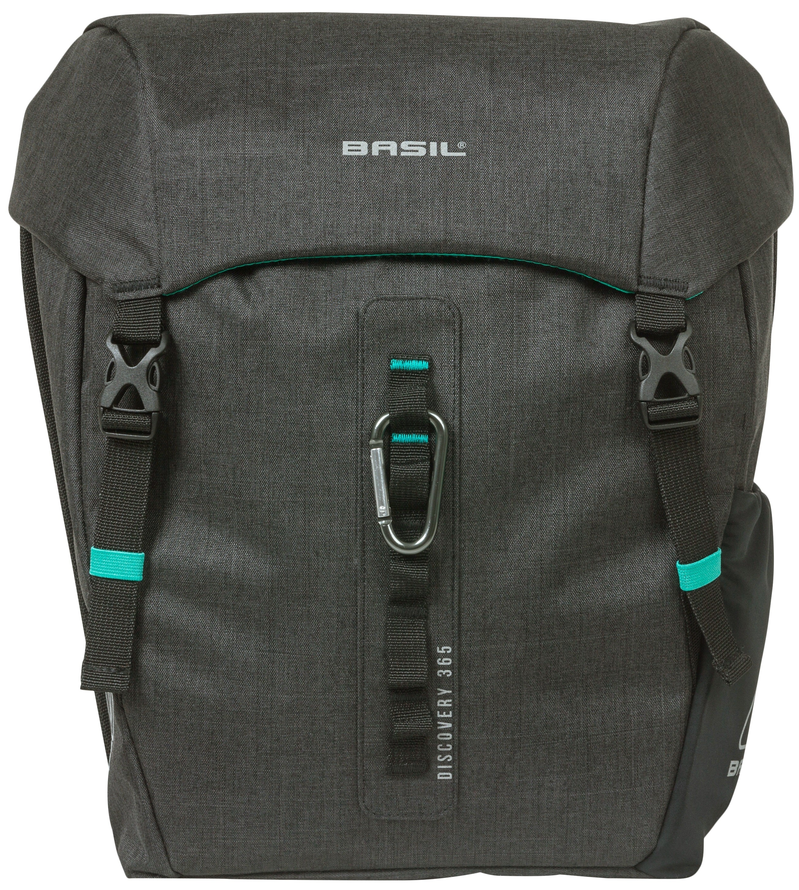 Dubbele fietstas Basil Discovery 365D 18 liter 30 x 15 x 31 cm - black melee