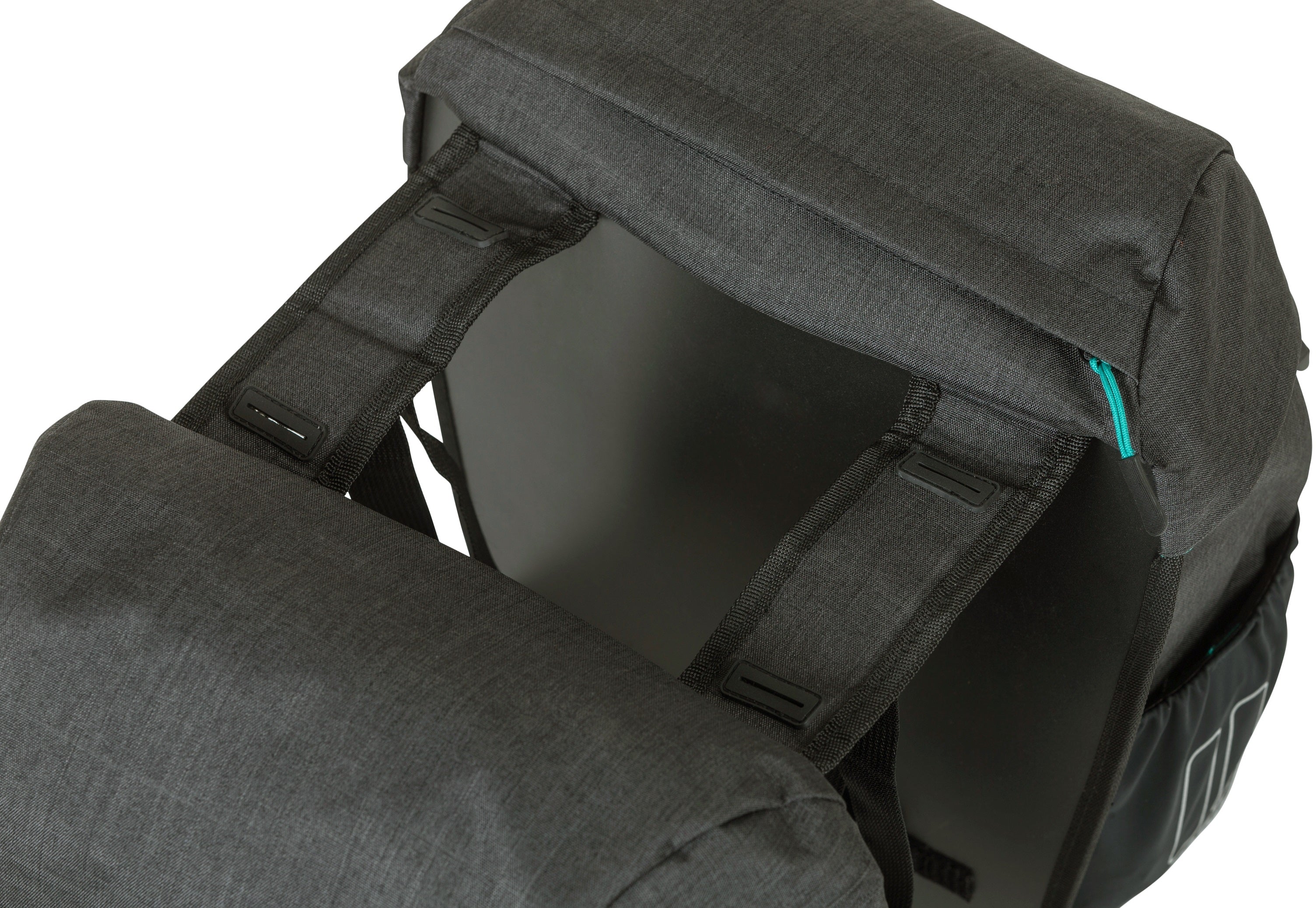 Dubbele fietstas Basil Discovery 365D 18 liter 30 x 15 x 31 cm - black melee