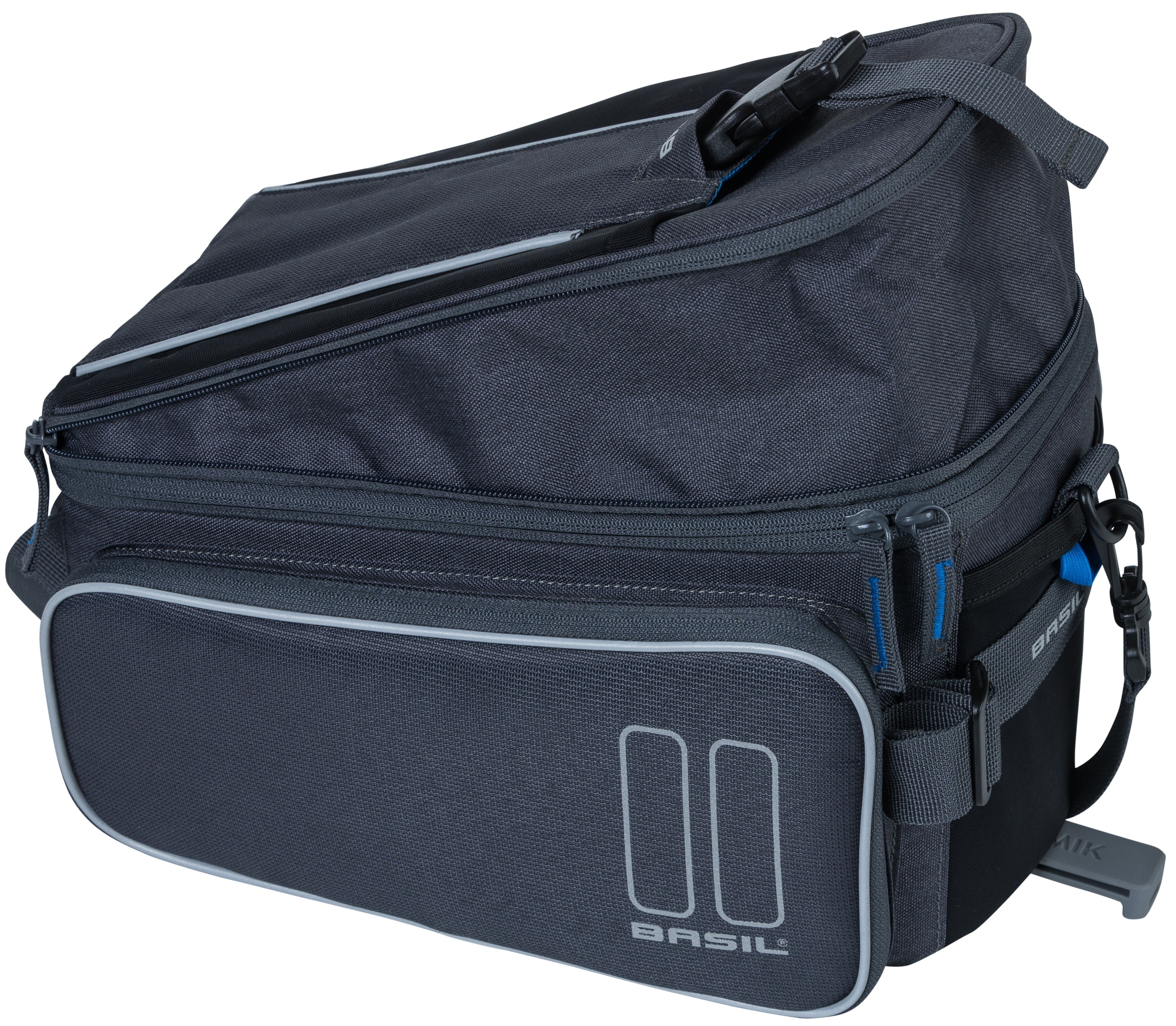 Bagagedragertas Basil Sport Design Trunkbag MIK 7 tot 15 liter 36 x 26 x 18 cm - graphite