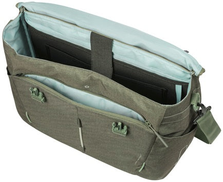 Laptoptas Basil B-Safe Commuter Nordlicht 17 liter 41 x 14 x 32 cm - olijf groen