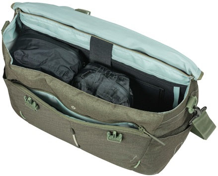 Laptoptas Basil B-Safe Commuter Nordlicht 17 liter 41 x 14 x 32 cm - olijf groen