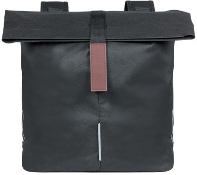 Dubbele fietstas Basil City 28 tot 32 liter 30 x 18 x 49 cm - zwart