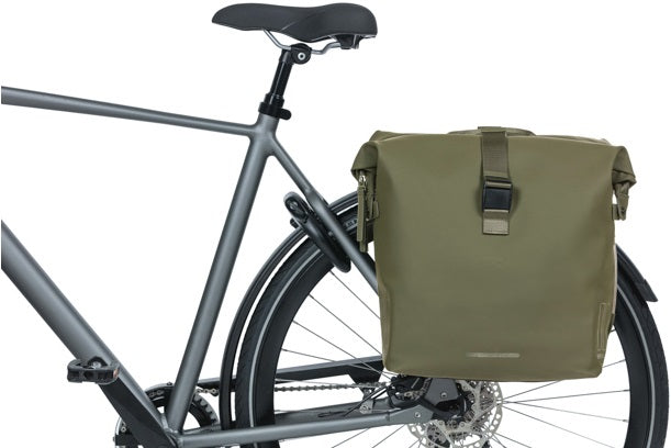Dubbele fietstas Basil SoHo Nordlicht 41 liter 31 x 13 x 37 cm - zwart