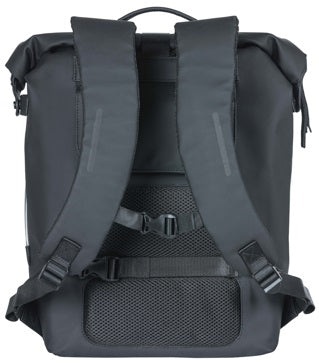 Fietsrugzak Basil SoHo Nordlicht 17 liter 31 x 14 x 37 cm - night zwart