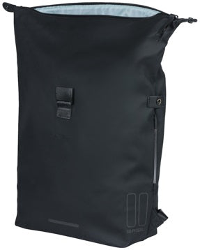 Fietsrugzak Basil SoHo Nordlicht 17 liter 31 x 14 x 37 cm - night zwart
