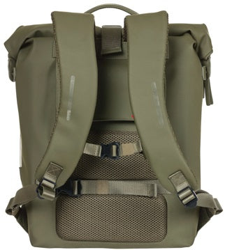 Fietsrugzak Basil SoHo Nordlicht 17 liter 31 x 14 x 37 cm - mosgroen