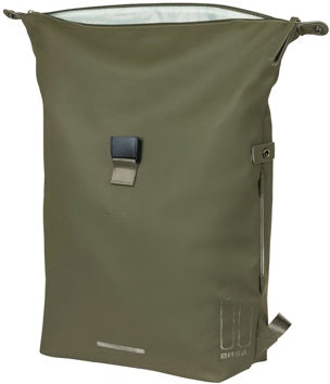 Fietsrugzak Basil SoHo Nordlicht 17 liter 31 x 14 x 37 cm - mosgroen