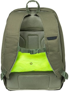 Fietsrugzak voor 15,6 inch laptop Basil B-Safe Commuter 18 liter 29 x 14 x 45 cm - olive groen