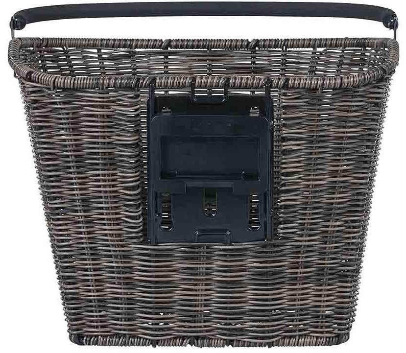 Fietsmand Basil Bremen Rattan Look KF 18 x 30 x 24 cm - nature brown