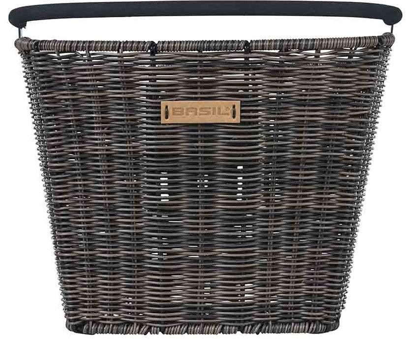 Fietsmand Basil Bremen Rattan Look KF 18 x 30 x 24 cm - nature brown