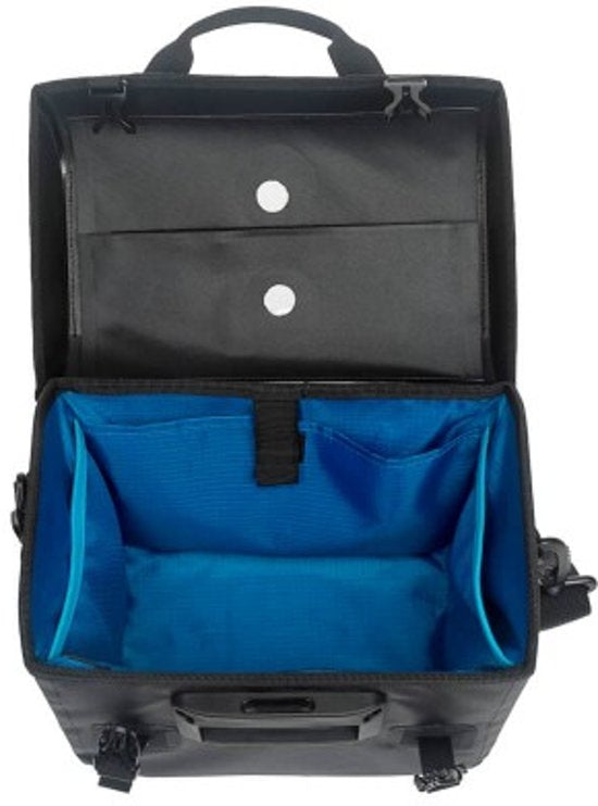 Bagagedragertas New Looxs Varo Trunkbag 15 liter 36 x 20 x 24 cm - zwart