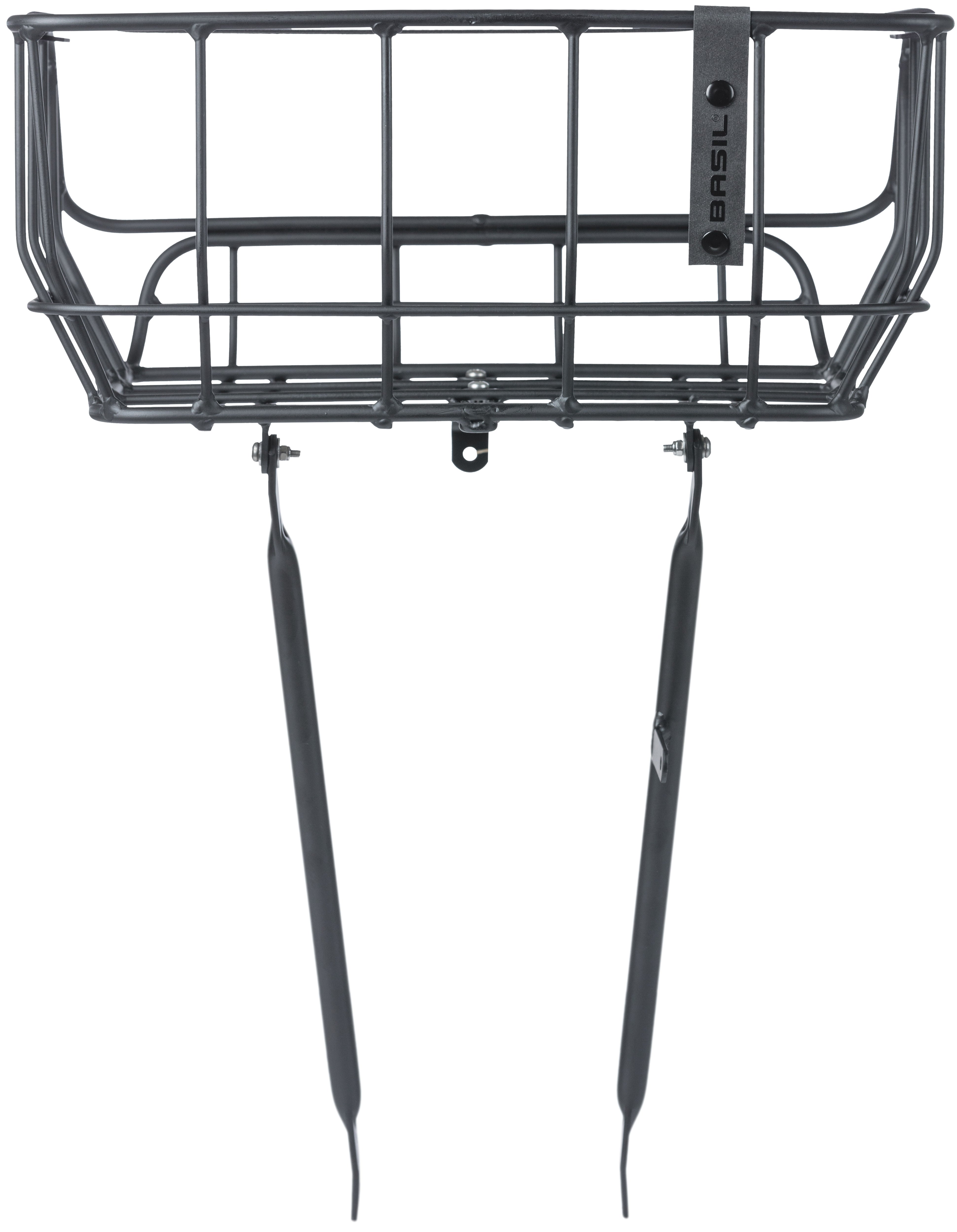 Fietsmand Basil Portland Front 25 liter 43 x 36 x 22 cm - mat zwart