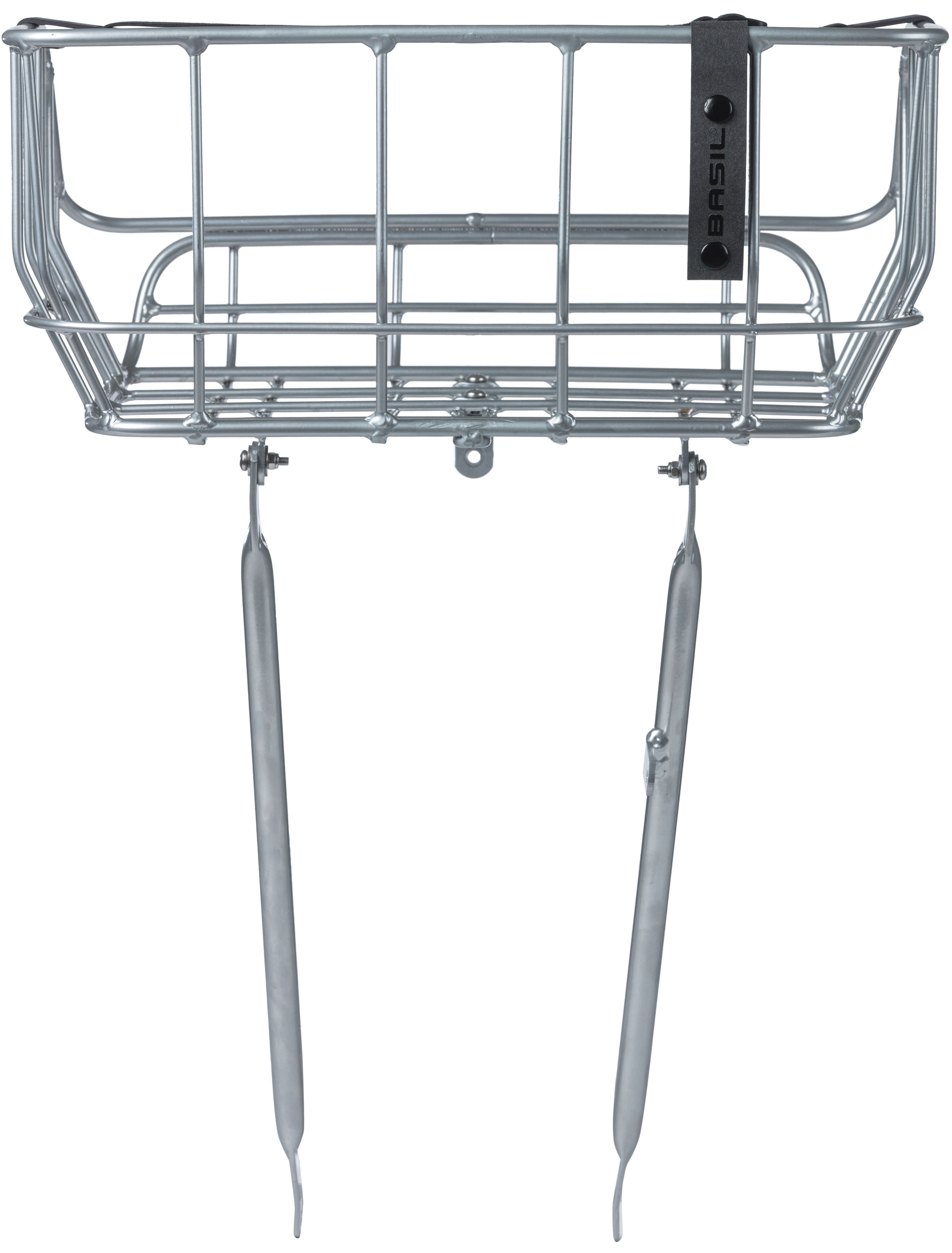 Fietsmand Basil Portland Front 25 liter 43 x 36 x 22 cm - chroom